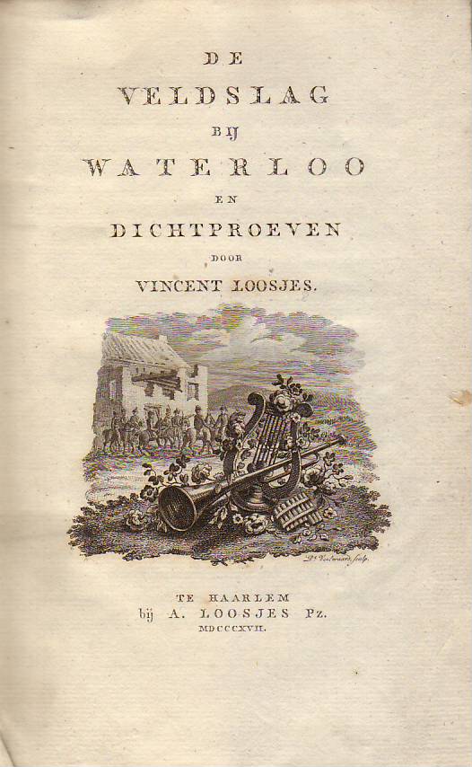 Vincent Loosjes 167956 - De veldslag bij Waterloo en dichtproeven