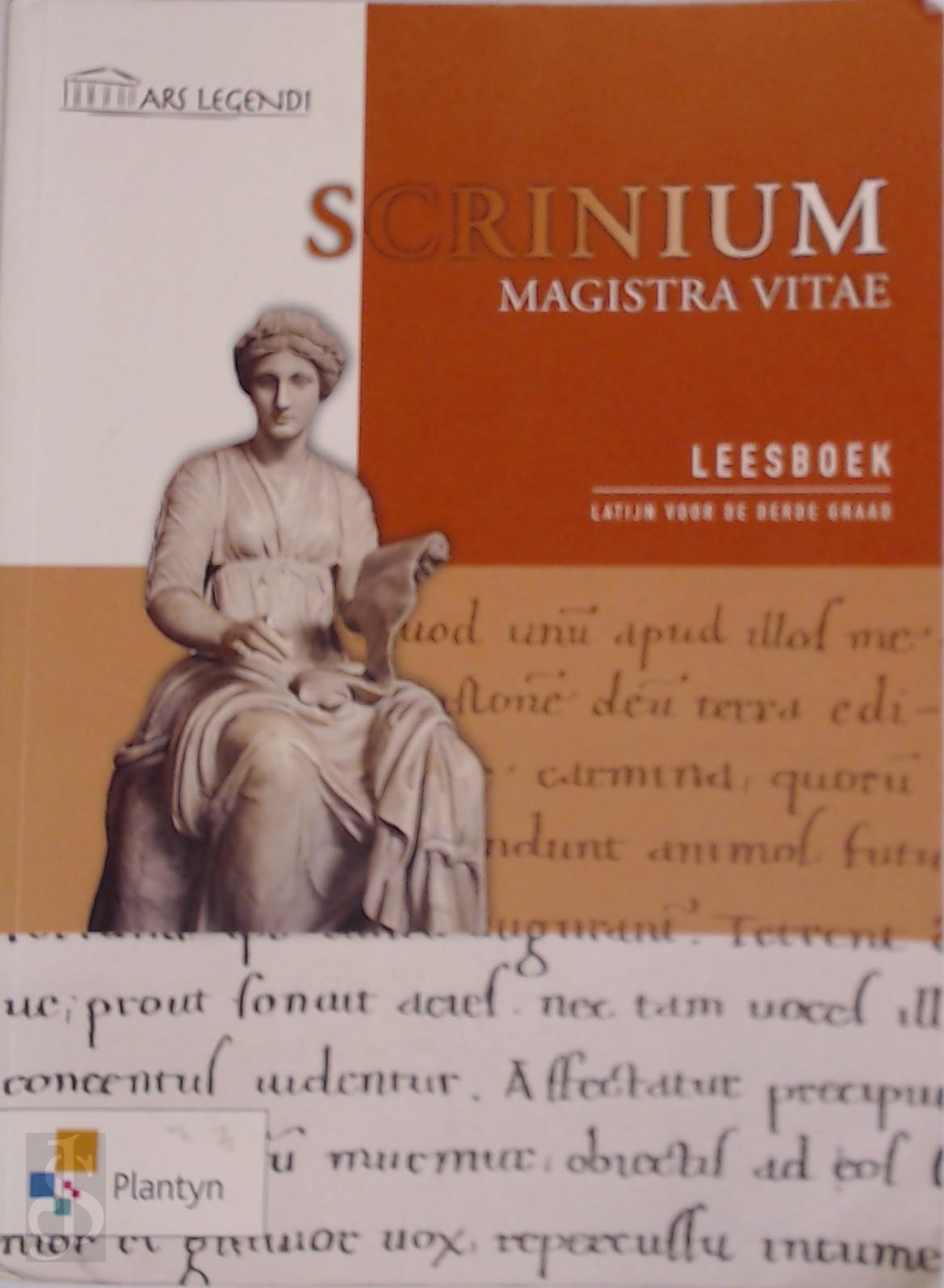 DAVID STIENAERS JAN VAN DE MOORTEL - Ars Legendi Scrinium - Magistra vitae Leesboek