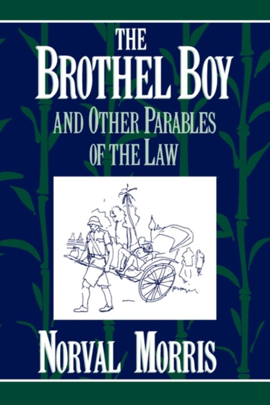 MORRIS, NORVAL - The Brothel Boy and Other Parables of the Law