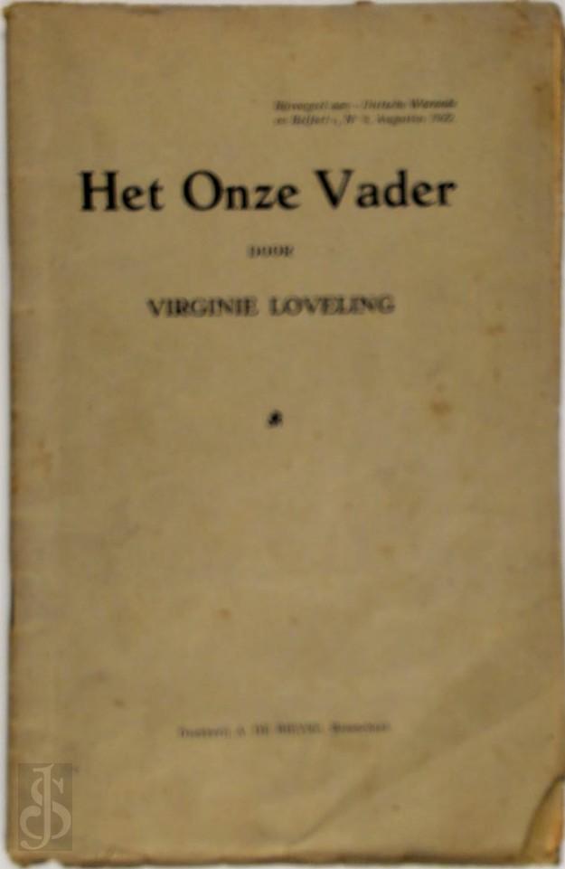 VIRGINIE LOVELING - Het Onze vader