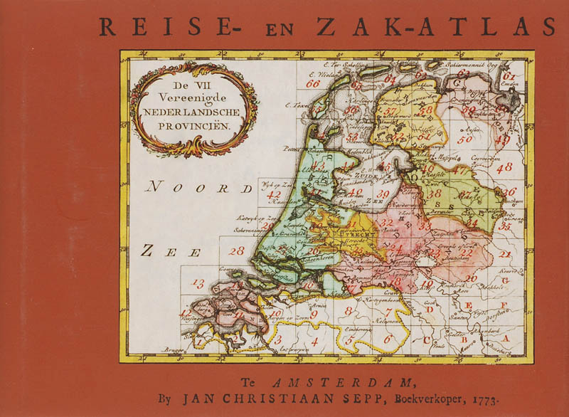 J.C SEPP - Nieuwe Geographische Nederlandsche Reise- en Zak-atlas