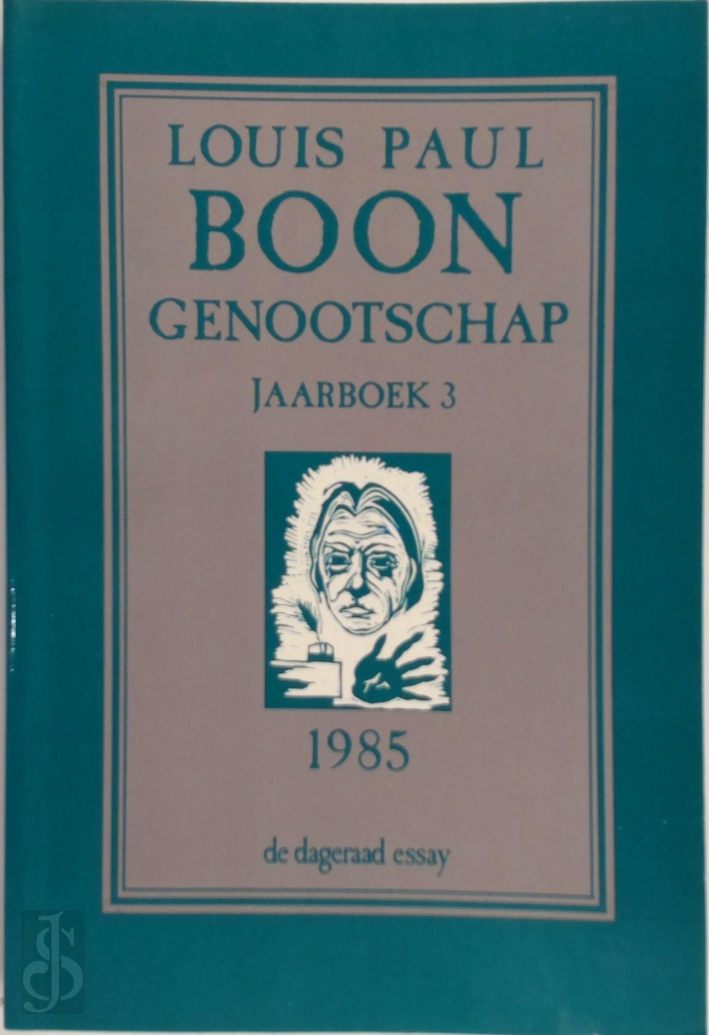 LOUIS PAUL BOON, WILLEM M. ROGGEMAN - Louis Paul Boon Genootschap. Jaarboek 3