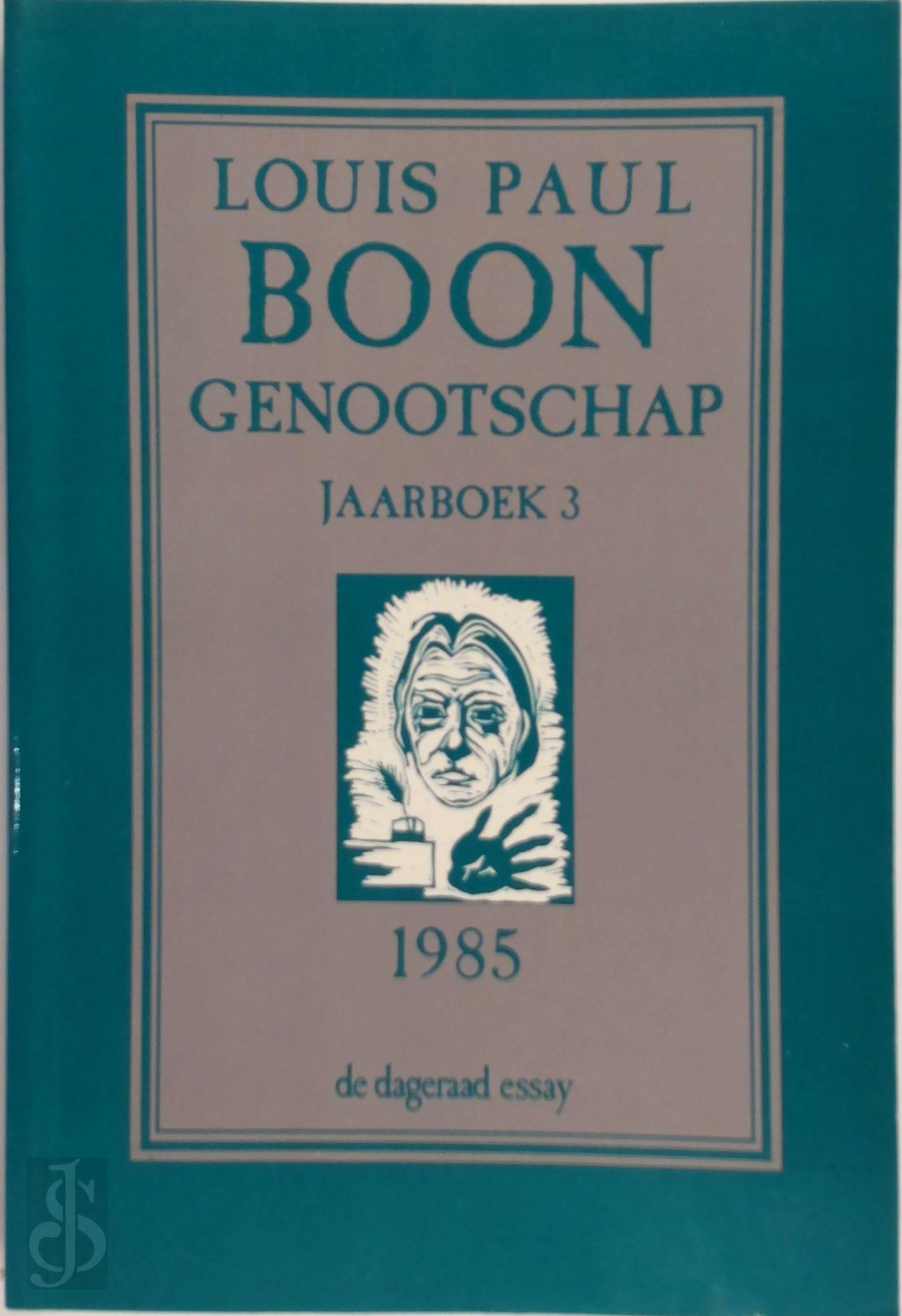 LOUIS PAUL BOON, WILLEM M. ROGGEMAN - Louis Paul Boon Genootschap. Jaarboek 3