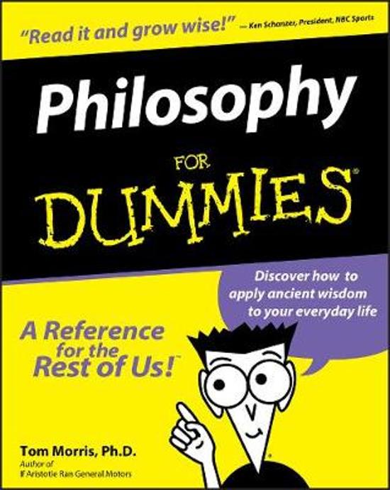 TOM MORRIS - Philosophy for dummies