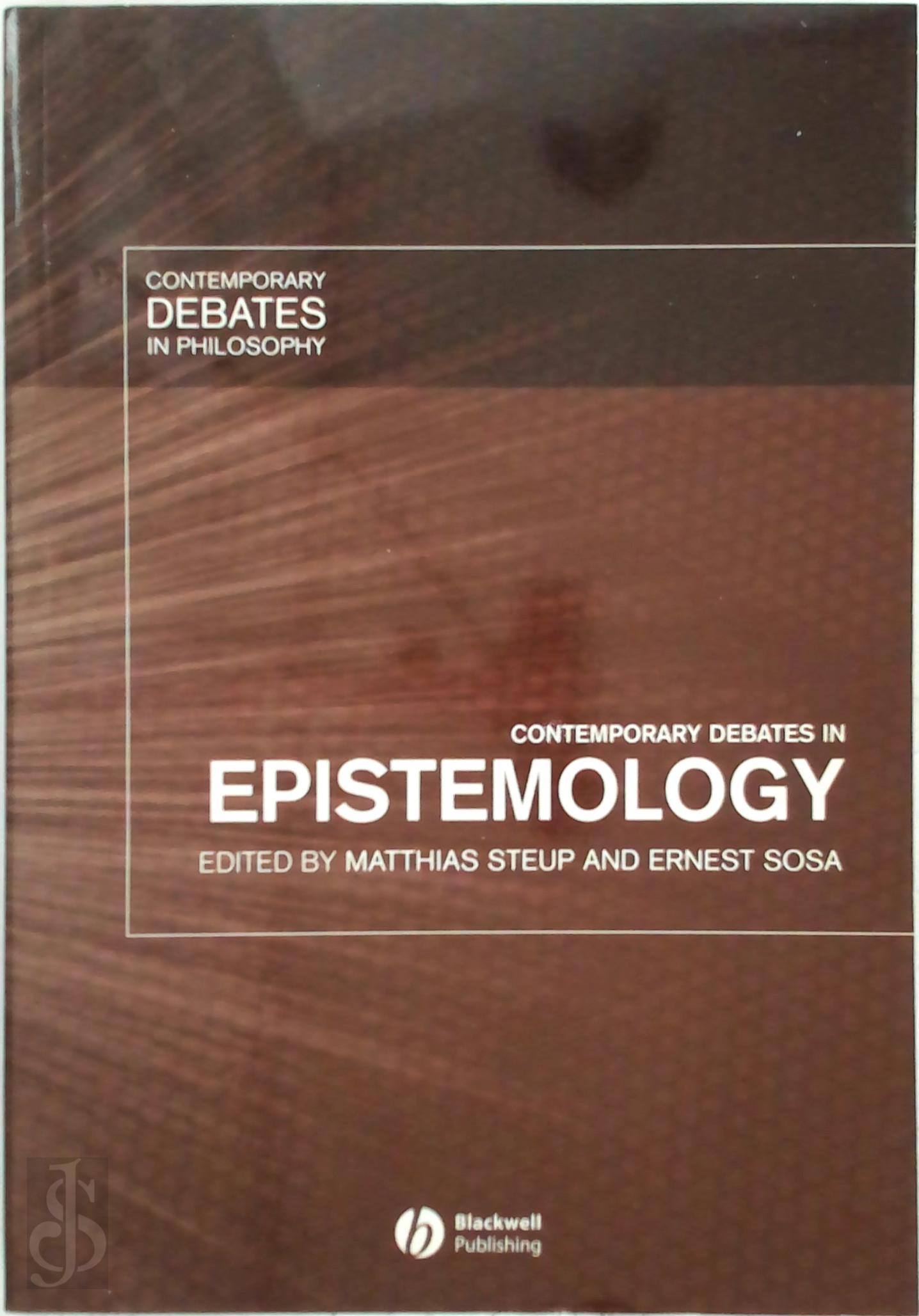 MATTHIAS STEUP - Contemporary Debates in Epistemology