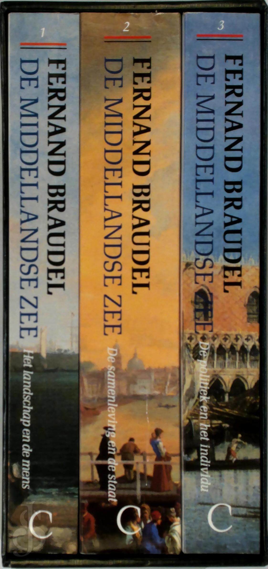 Fernand Braudel 25115 - De middellandse zee set. Politiek en het individu - De samenleving en de staat - Het landschap en de mens