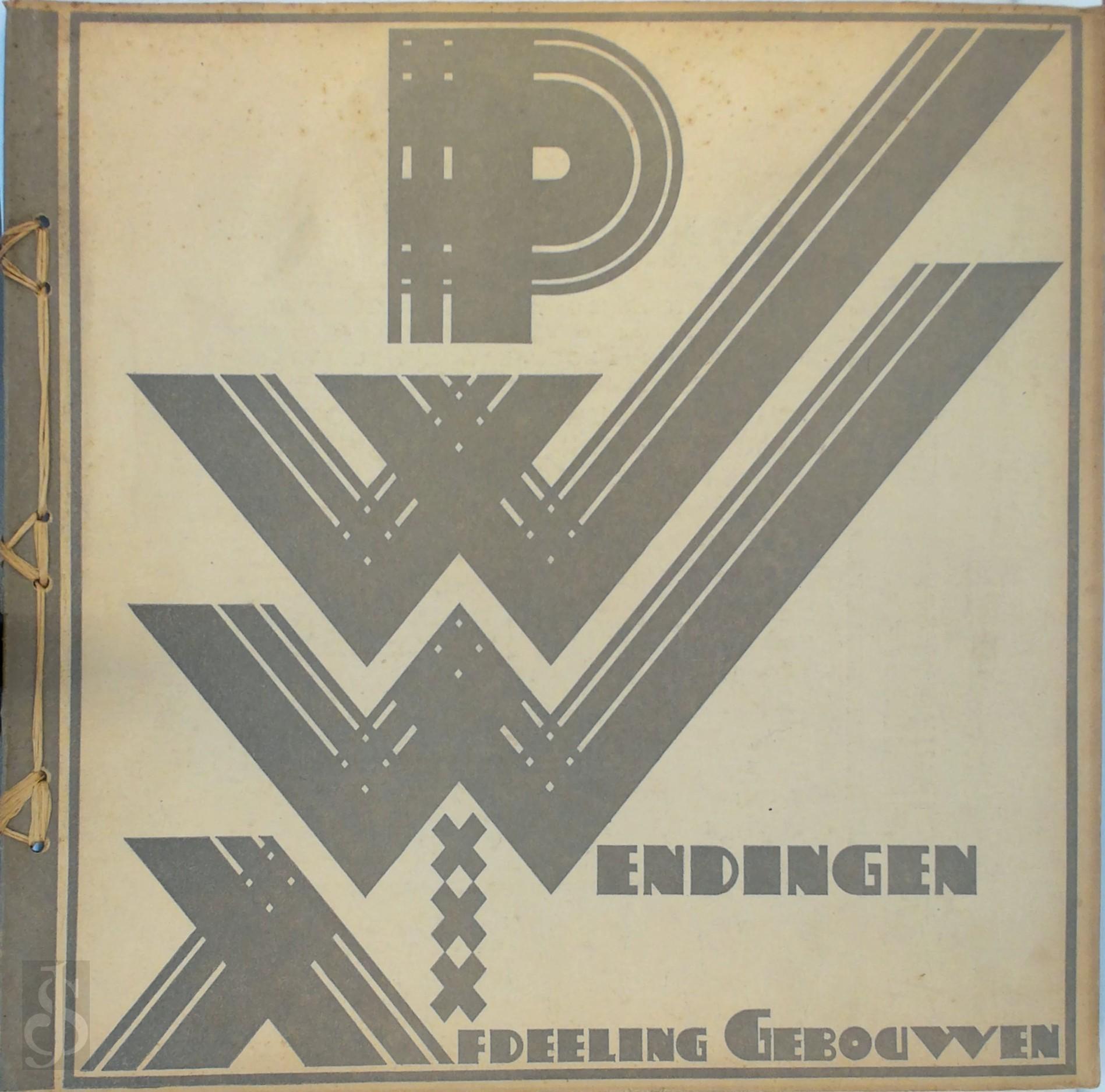 STEUR (INTR.) - Wendingen 1927 8e serie no. 11. Afdeeling gebouwen , publieke werken Amsterdam