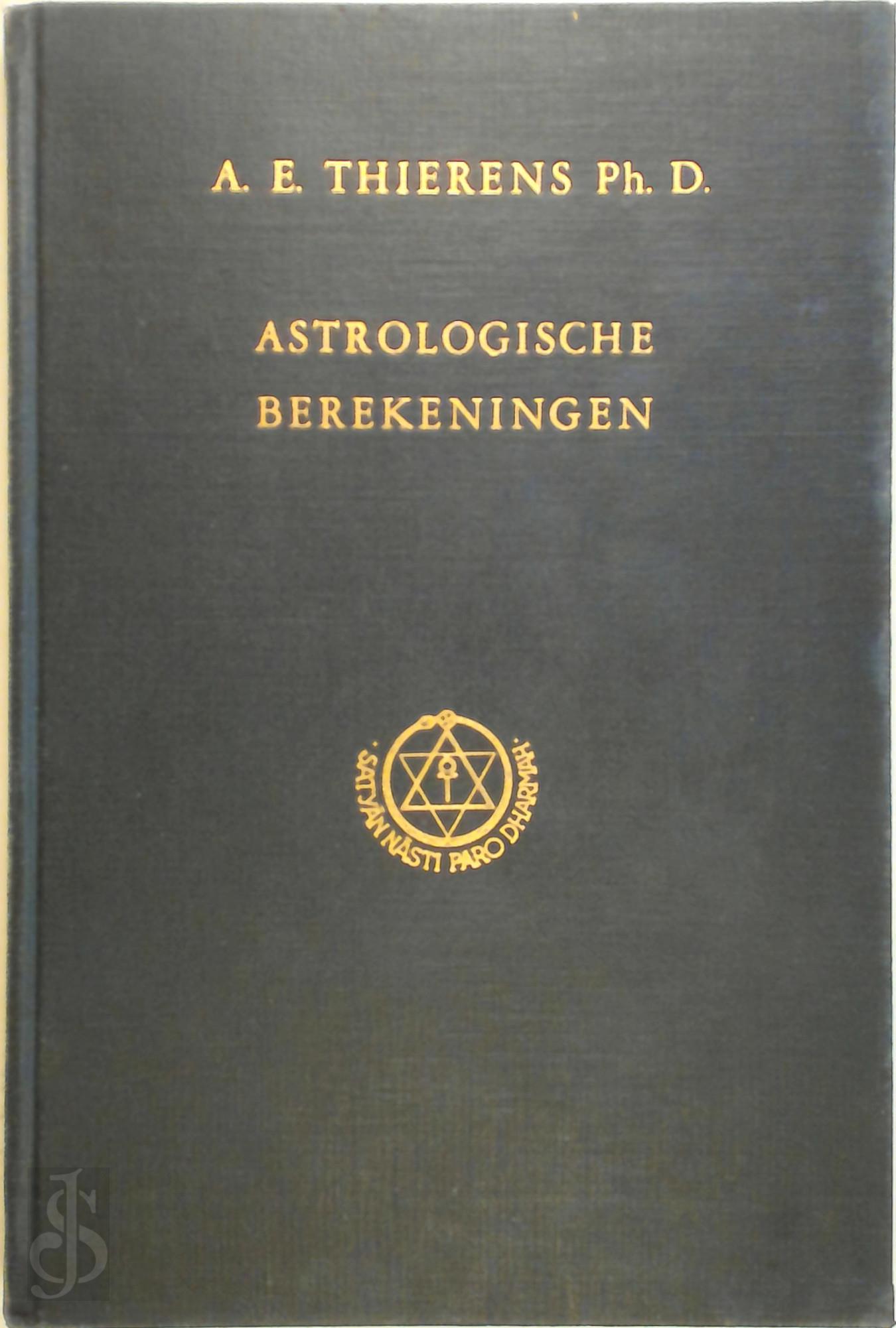 A.E. THIERENS - Astrologische berekeningen