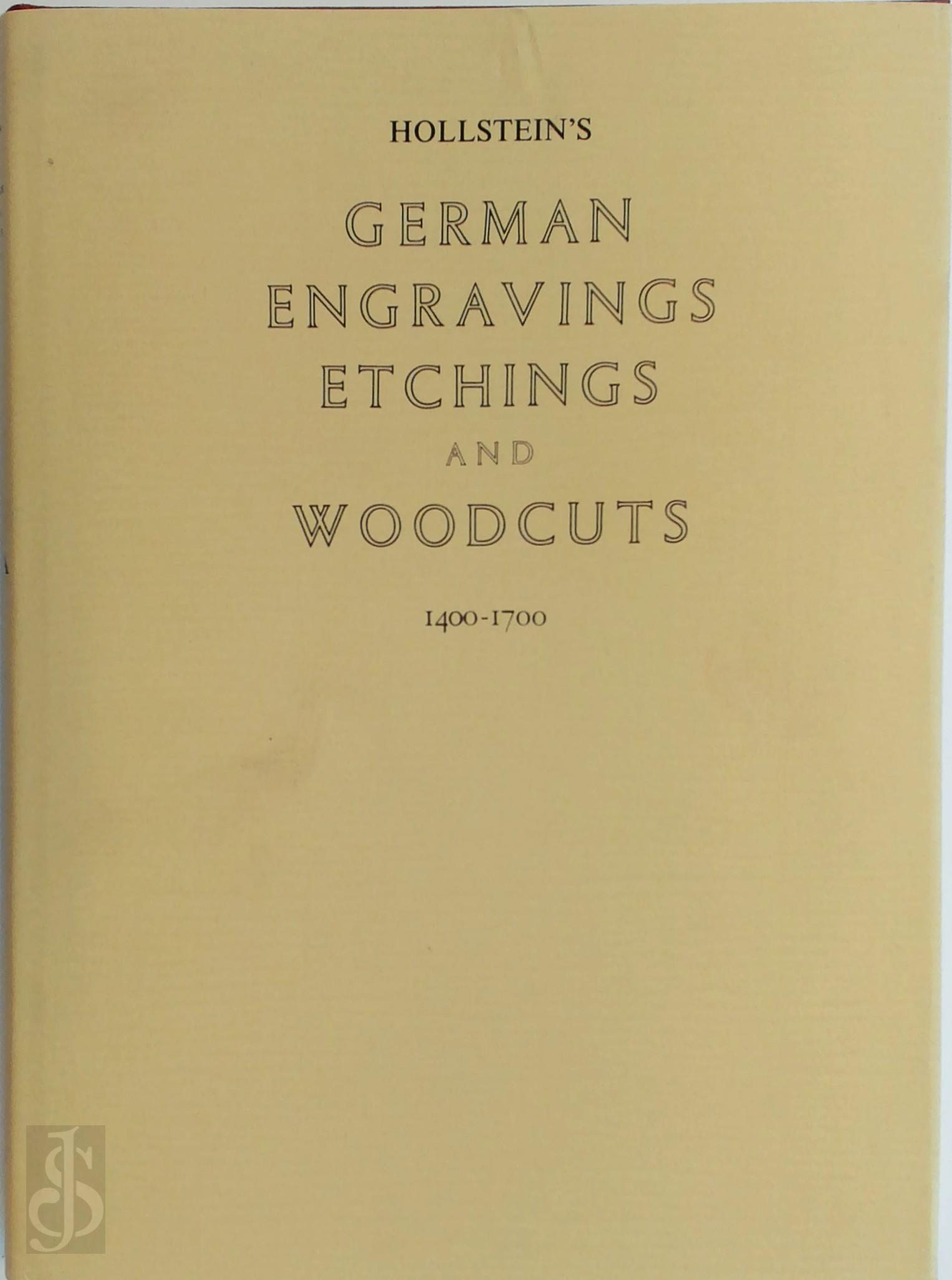 Tilman Falk 210857 - Hollstein's German engravings etchings and woodcuts 1400-1700. Vol. XV A Lambert hopfer to Sebastian Jenet