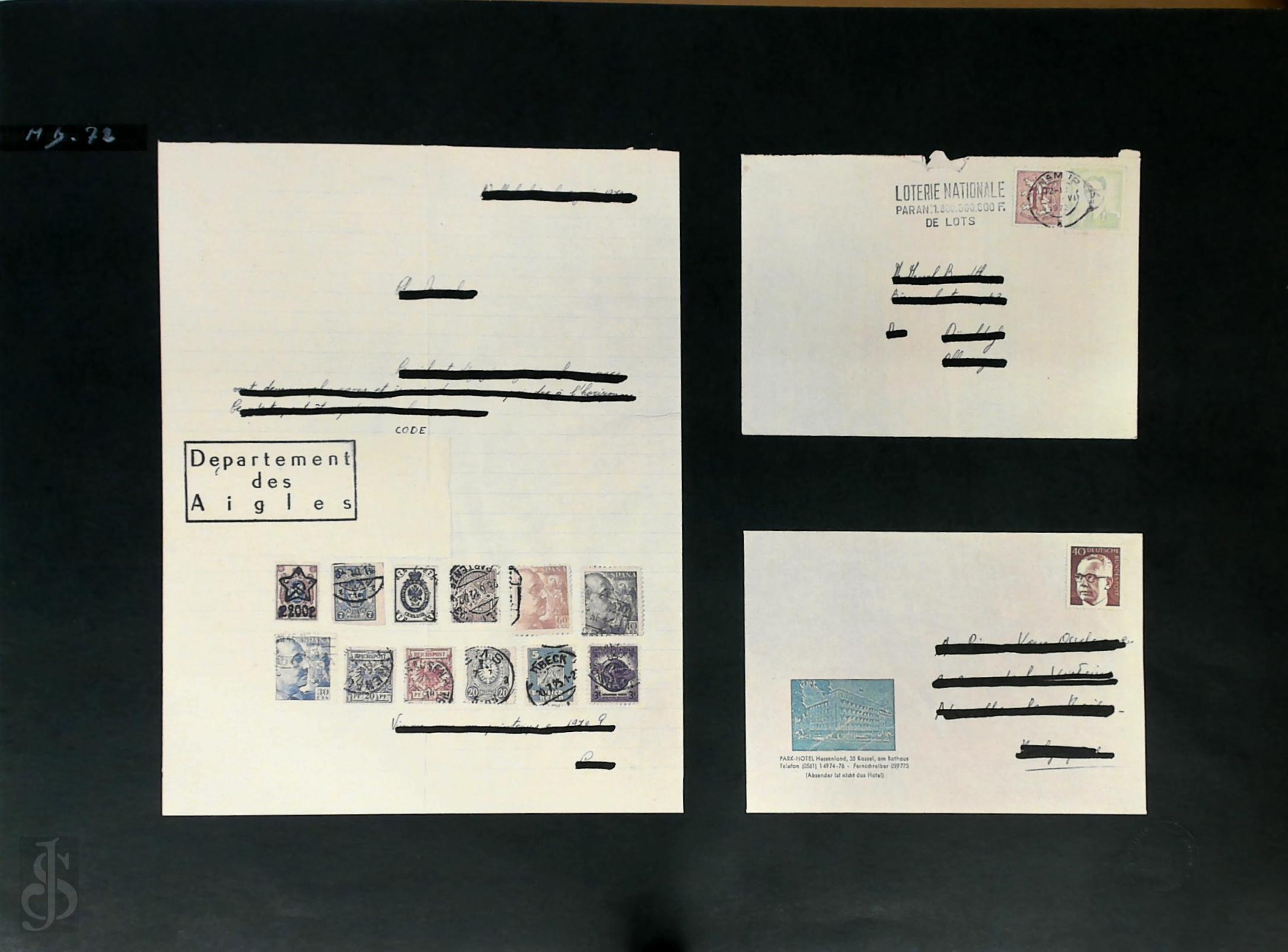 BROODTHAERS, Marcel - Broodthaers - Lettre ouverte (1972). Original offset lithograph