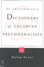 Dylan Evans 78353 - An Introductory Dictionary of Lacanian Psychoanalysis
