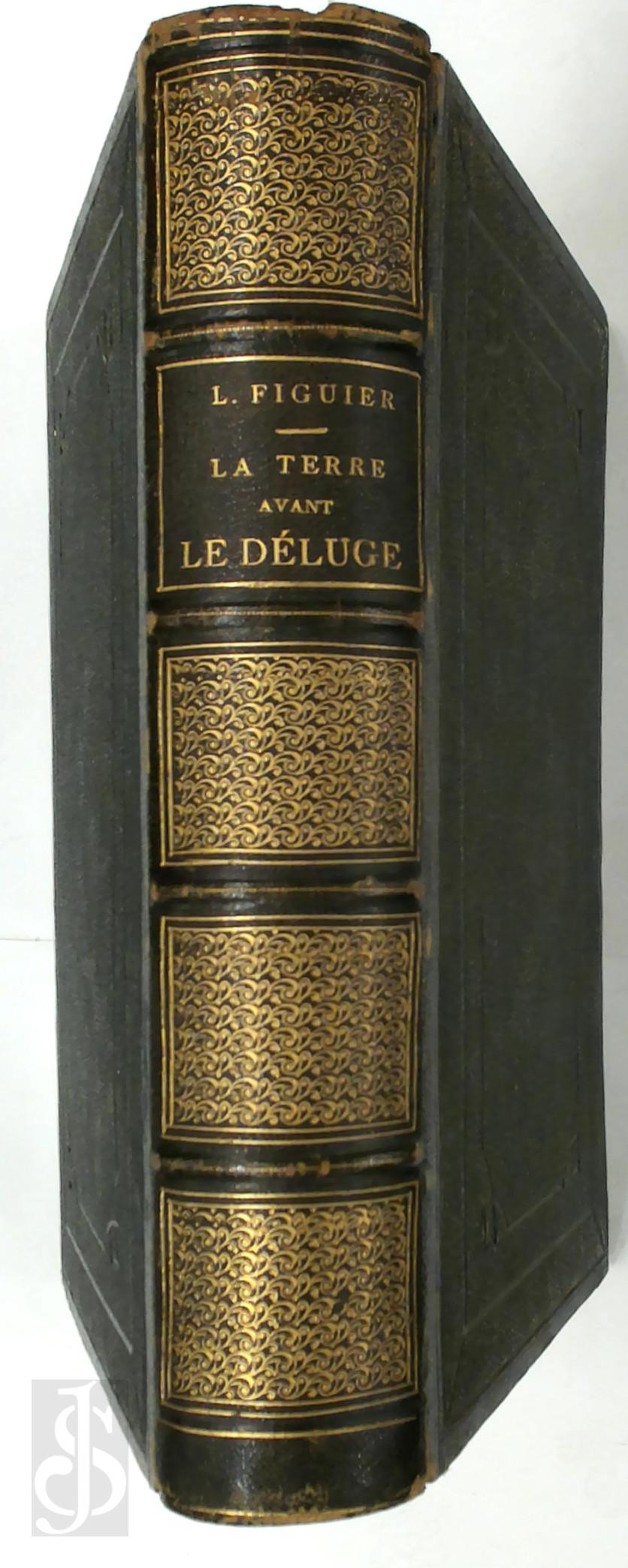 Louis Figuier 17328 - La terre avant le dluge. Ouvrage contenant 26 vues idales de paysages de l'ancien monde dessines par Riou, 310 autres figures et 7 cartes gologiques colories