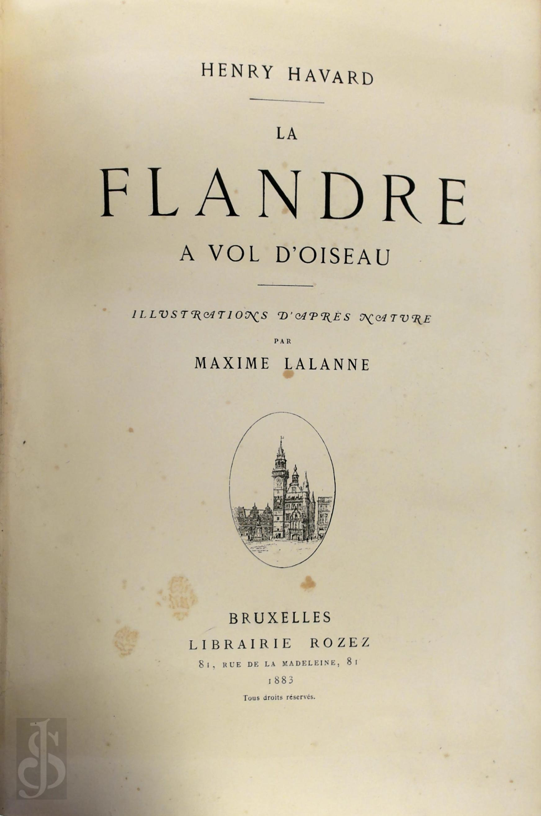 Henry Havard 14533 - La Flandre a vol d'oiseau