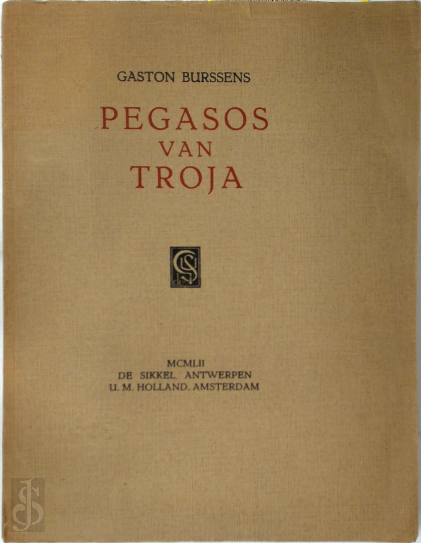Gaston Burssens 10481 - Pegasos van Troja