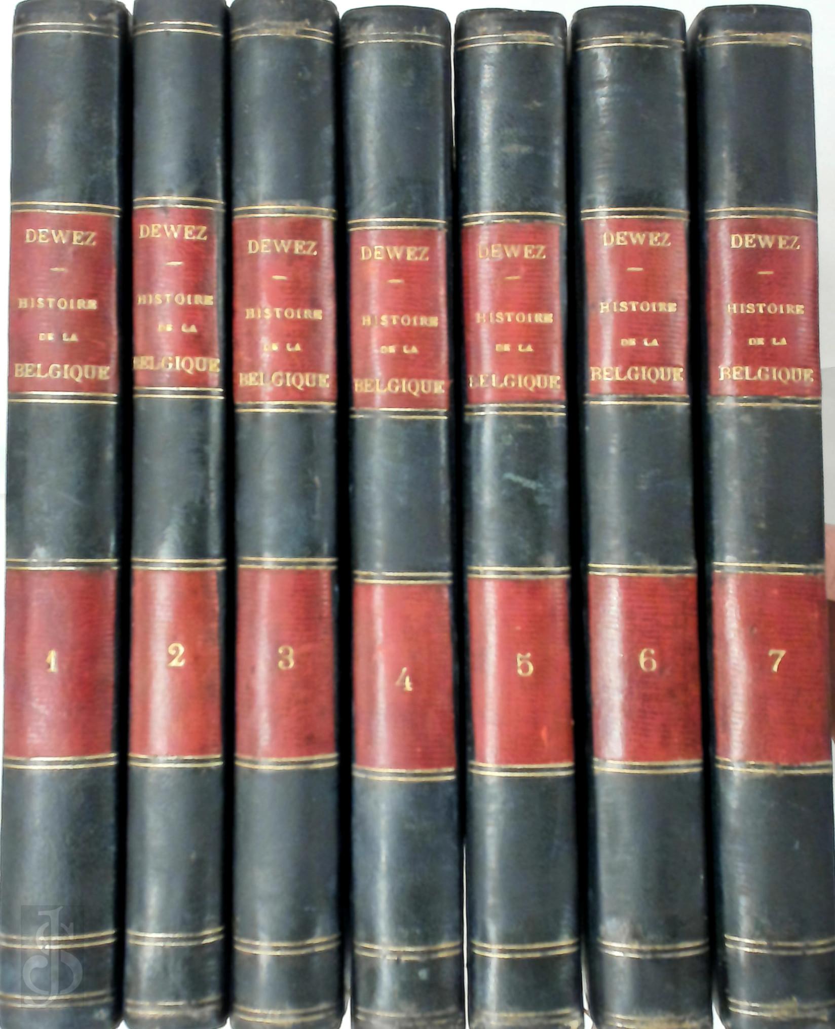 Louis Dewez 253603 - Histoire gnrale de la Belgique depuis la conqute de Csar
