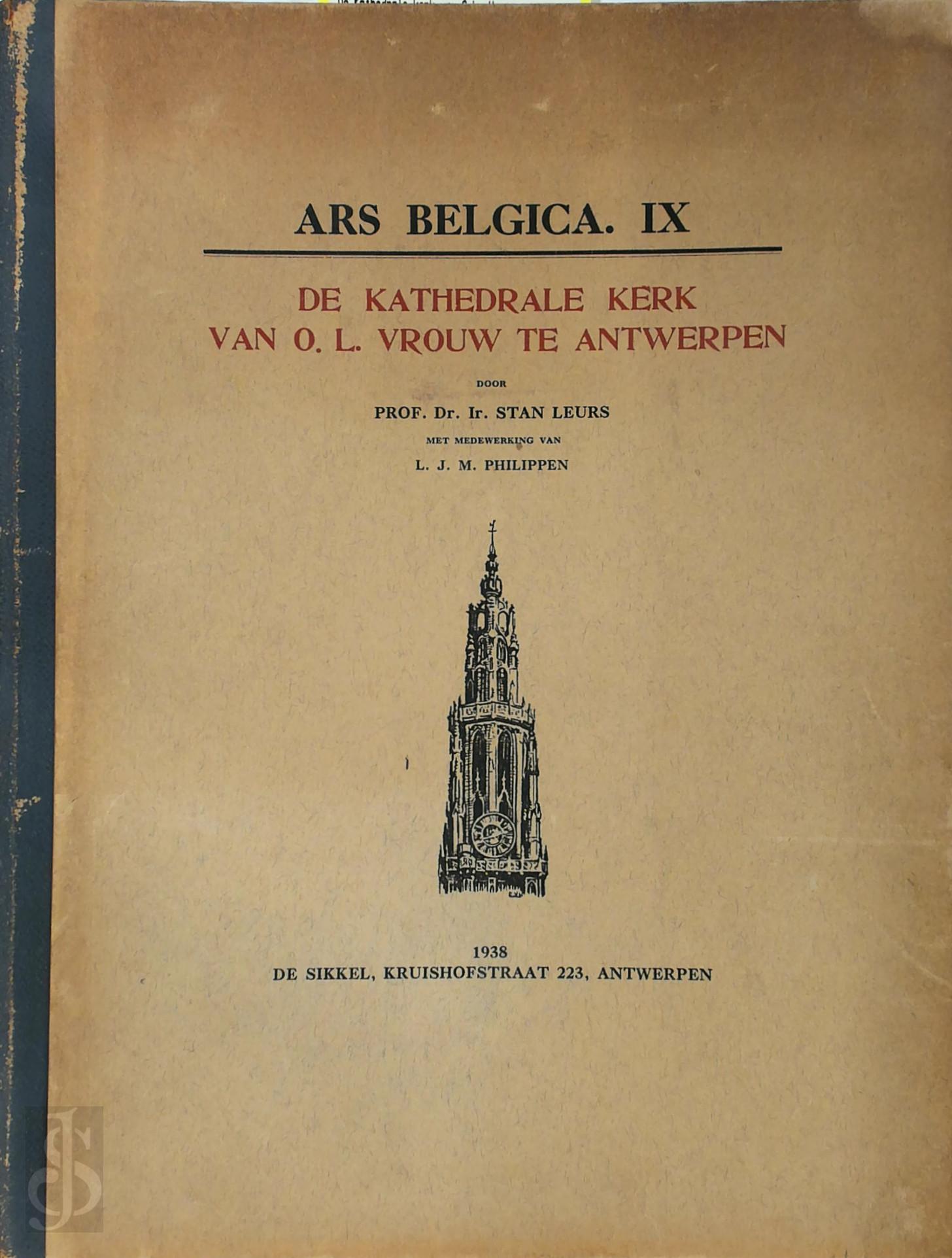 Stan Leurs 13292, L. J. M. Philippen - De Kathedrale kerk van O.L. Vrouw te Antwerpen