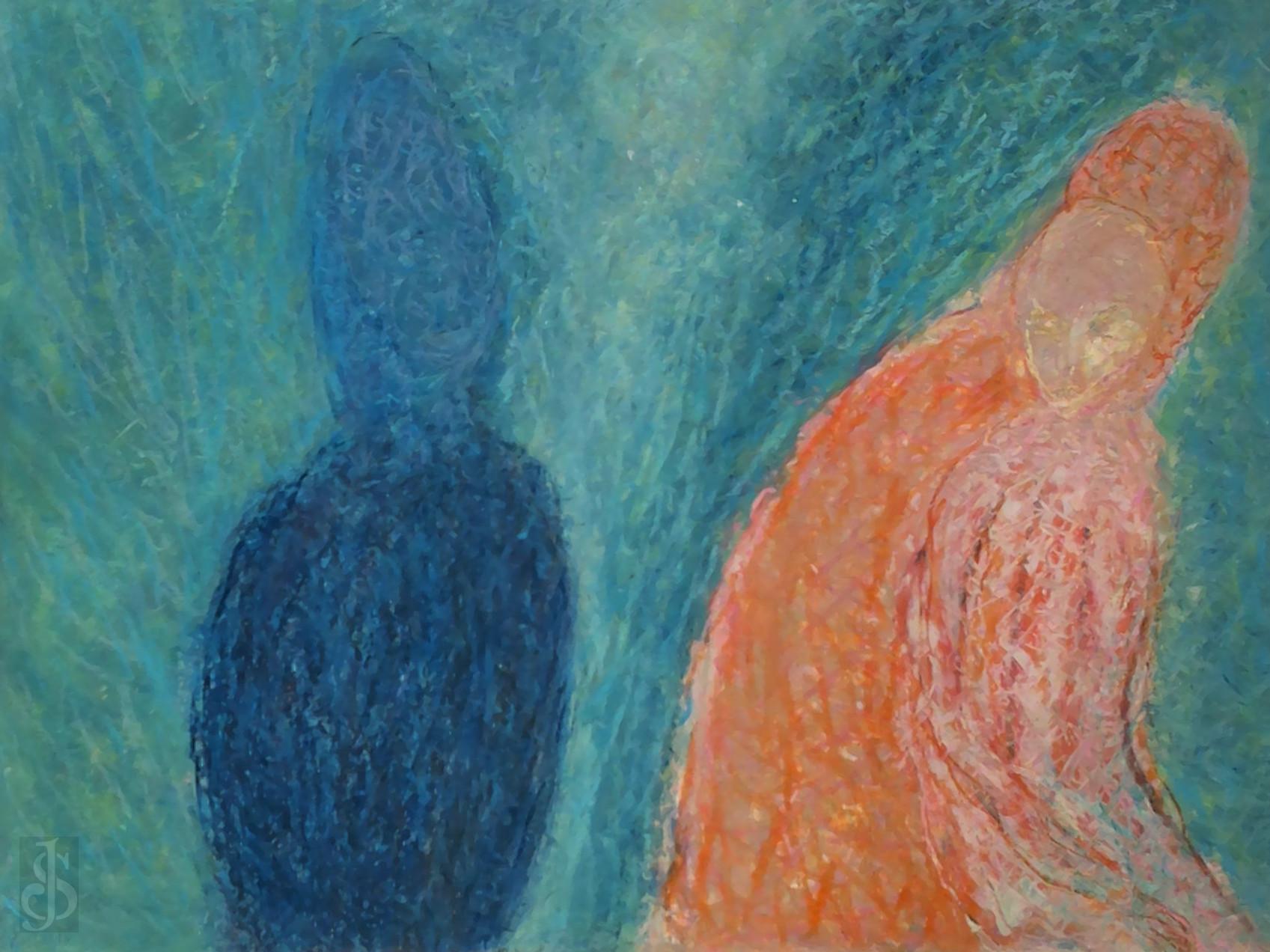 STASSAERT, Lucienne - Lucienne Stassaert - [Zonder titel]. Originele tekening, gesigneerd
