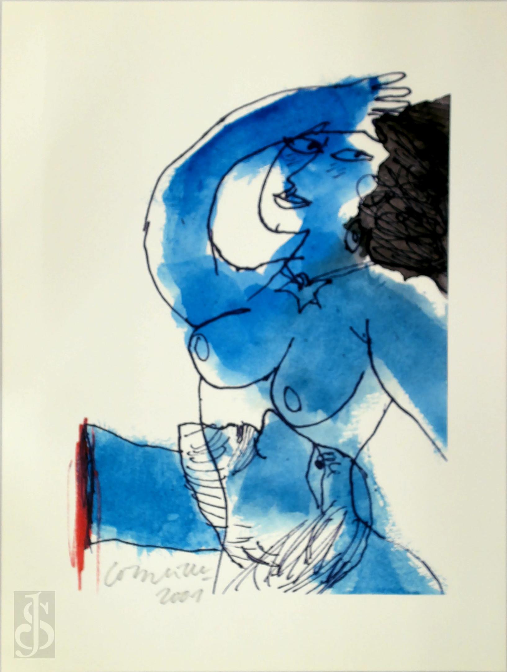 CORNEILLE - Corneille - Salom [5]. Originele serigrafie, gesigneerd en gedateerd in potlood