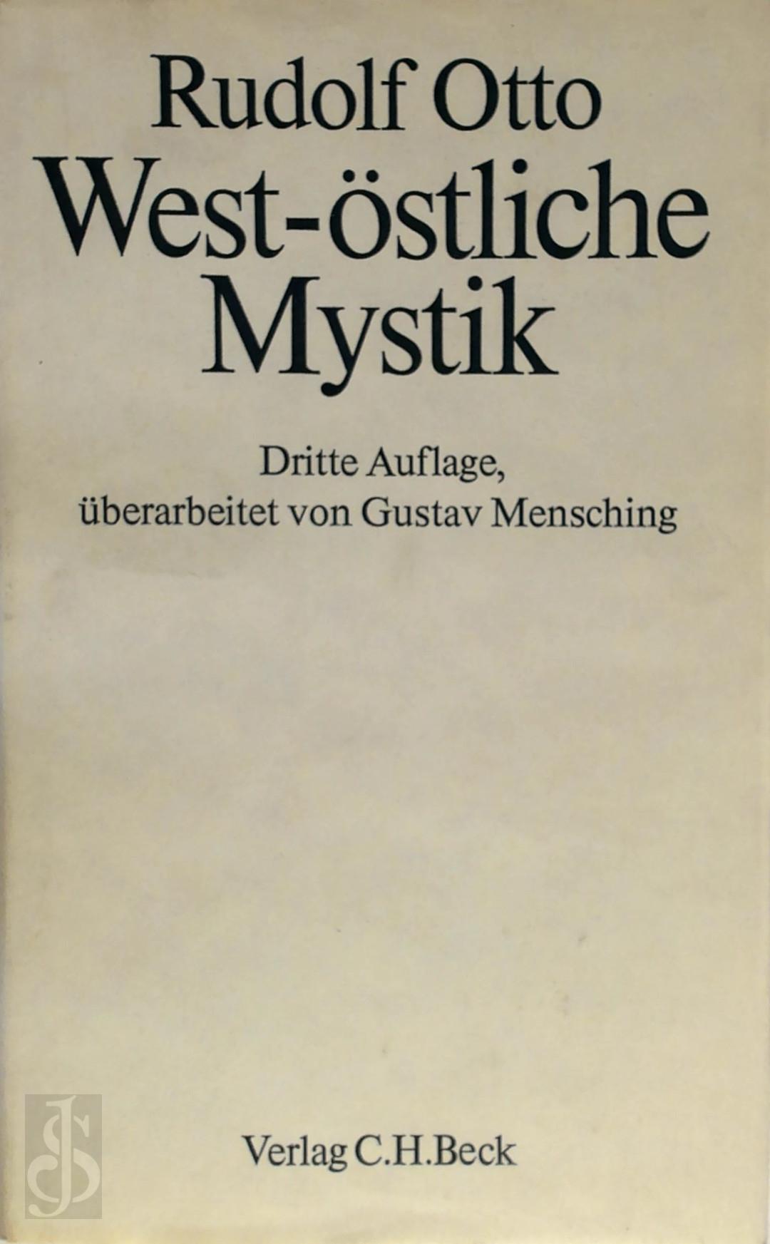 Rudolf Otto 111307 - West-stliche Mystik