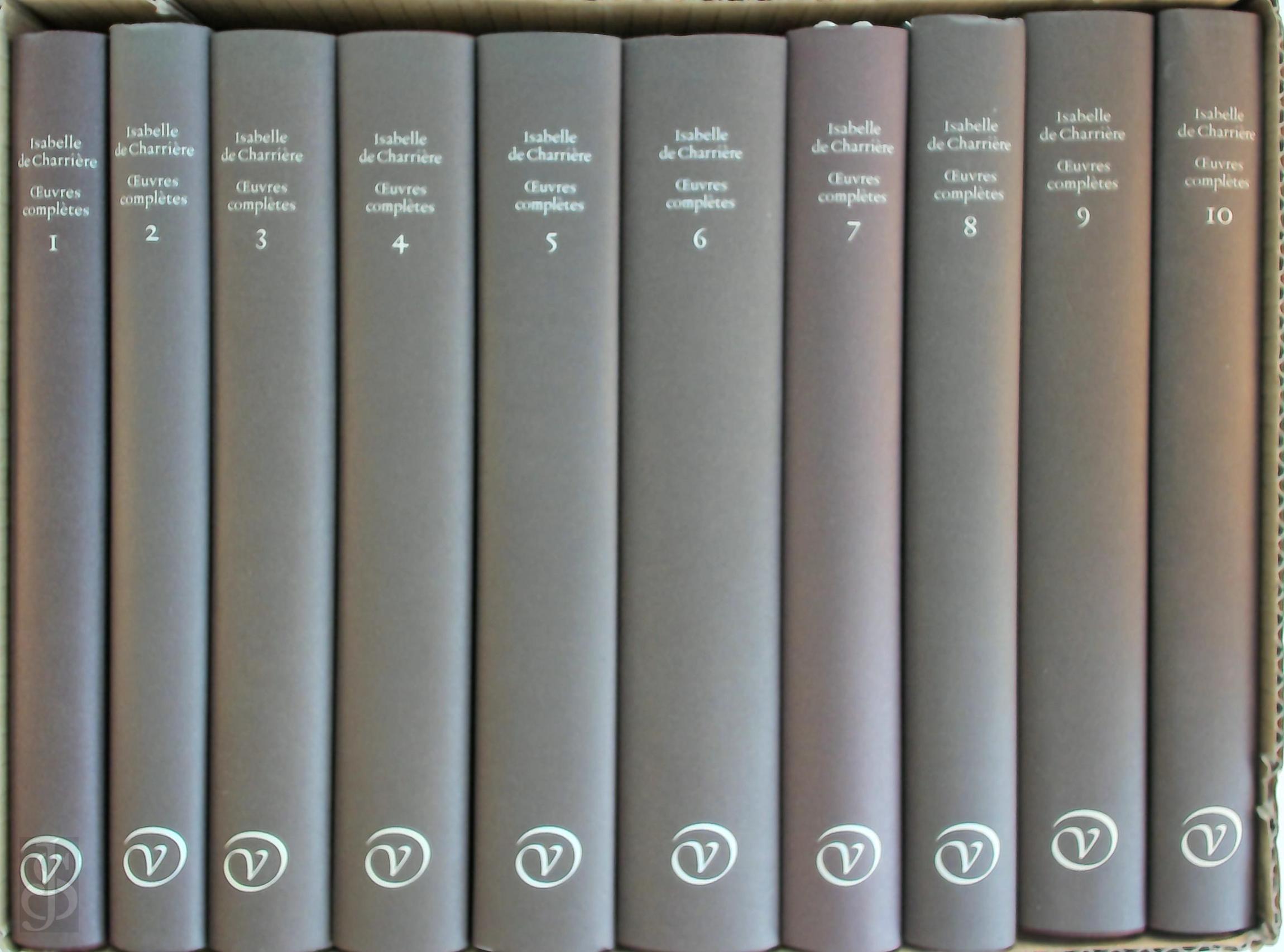 Isabelle de Charrire 236539, Belle van Zuylen 232243 - Oeuvres completes set [1-10]