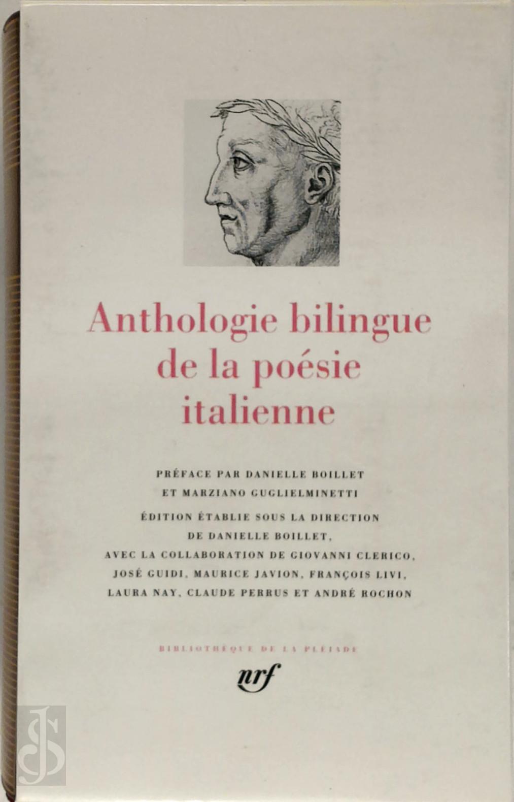 Danielle Boillet - Anthologie bilingue de la posie italienne