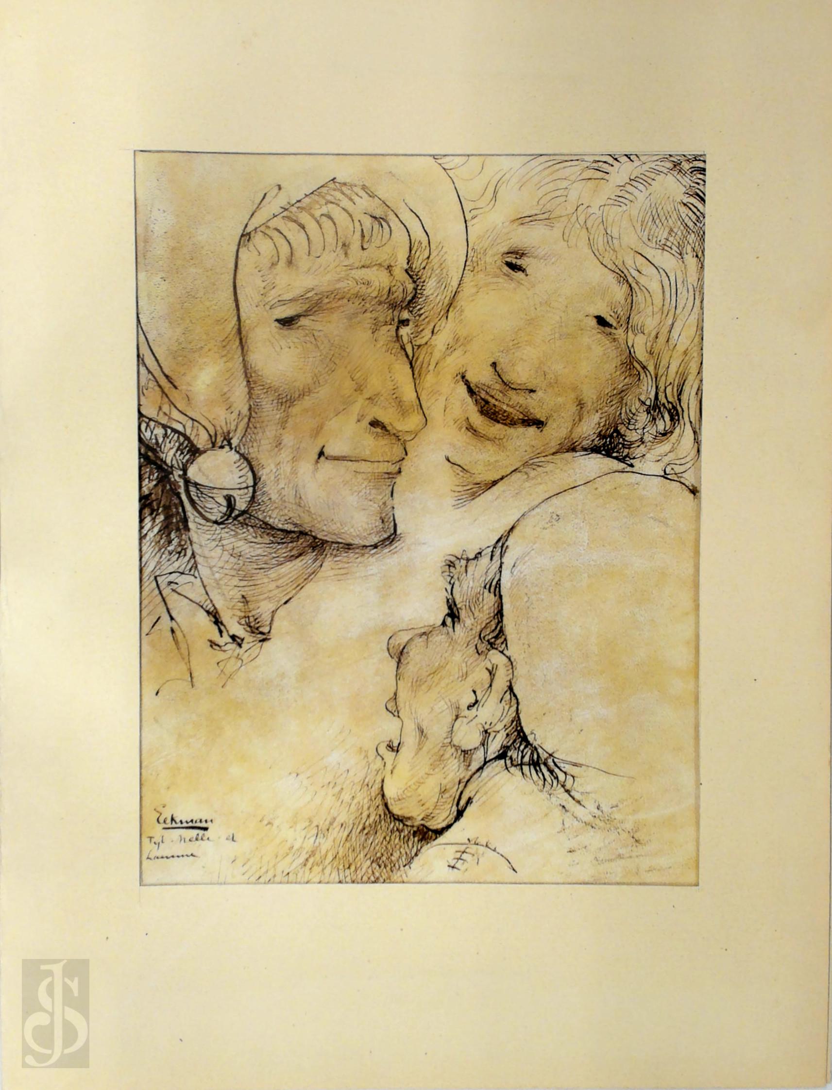 Charles de Coster 236268, Eekman [Ill.] - Le Lgende d'Ulenspiegel [unique copy with an original pen-and-ink drawing on vellum]