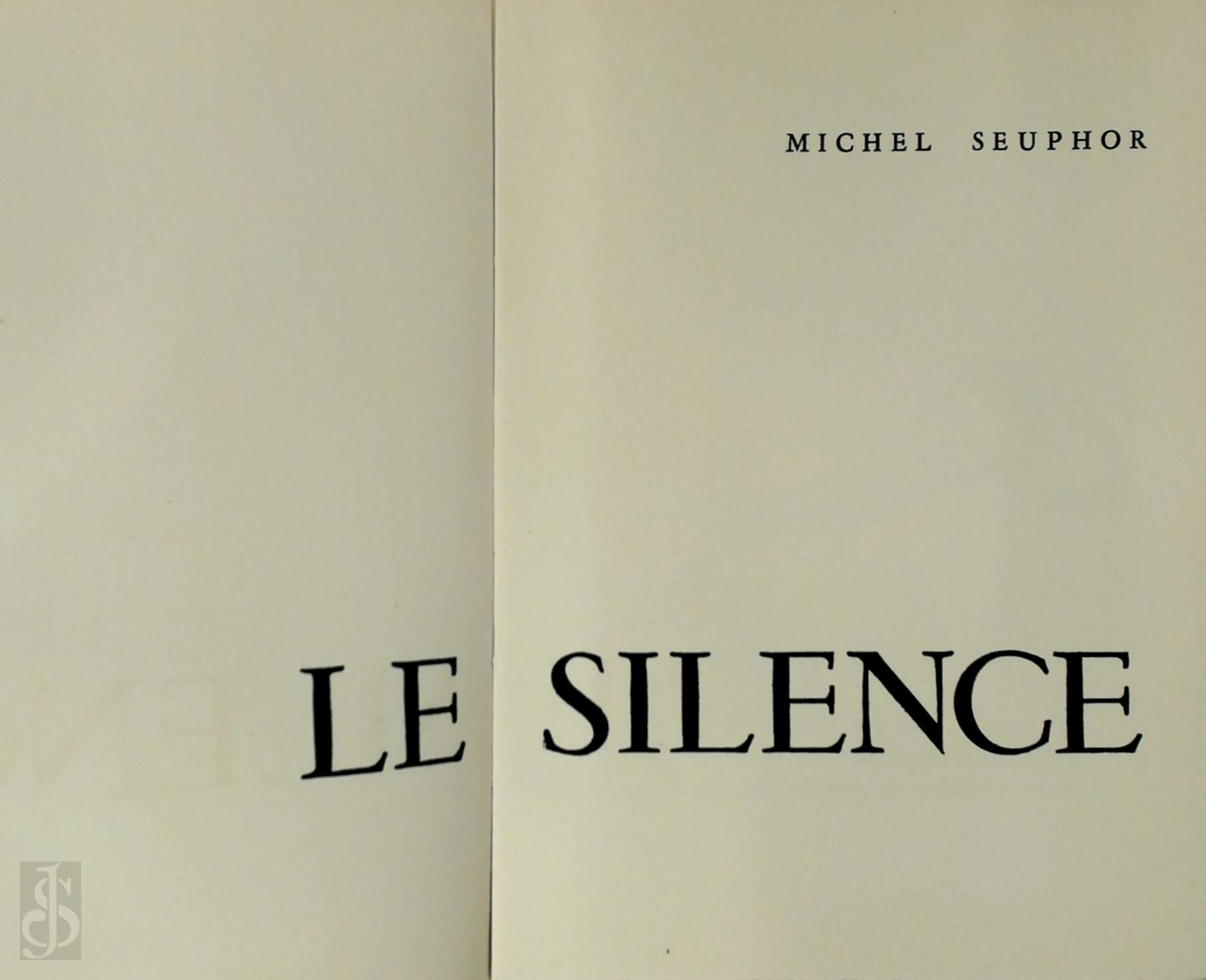 Michel Seuphor 11983, Raymond Gid [Ill. ] - Le Silence