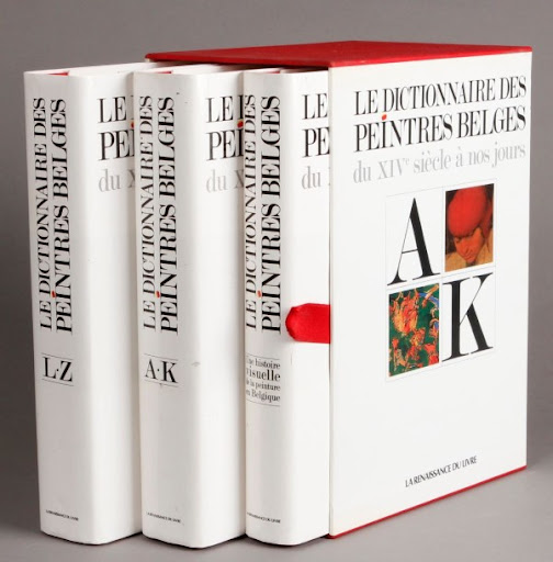 Philippe Roberts-Jones 152697 - Le dictionnaire des peintres belges du XIVe sicle  nos jours. Depuis les premiers matres des anciens Pays-Bas mridionaux et de la Principaut de Lige jusqu'aux artistes contemporains