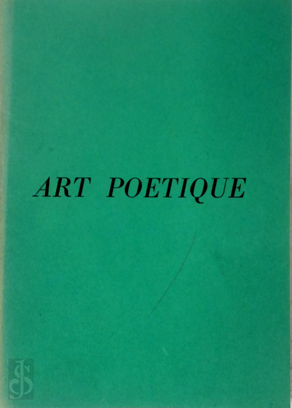 = Anon. , Tom Gutt 29809 - Art Poetique