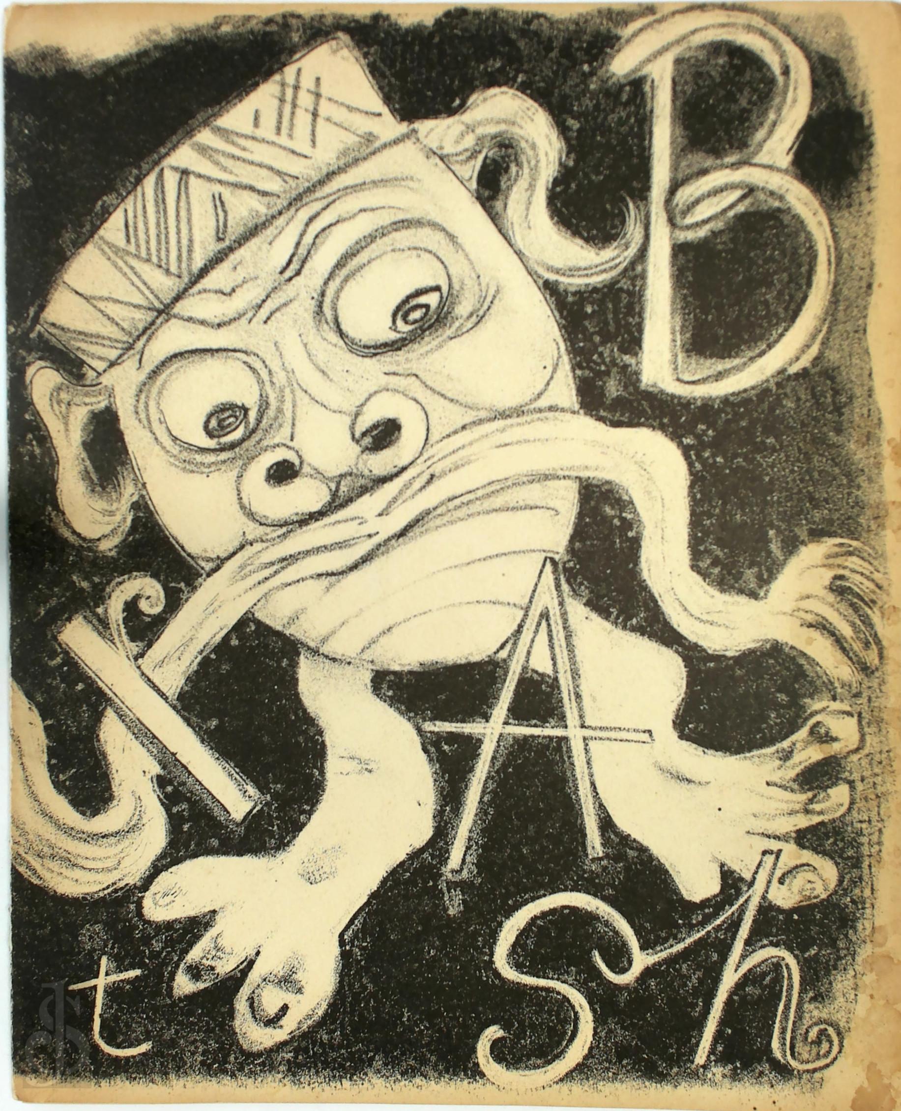 Jacobus Marie Prange 225129 - Bratsh, proeve van veredeld caricatuur in diverse grafische werkwyzen