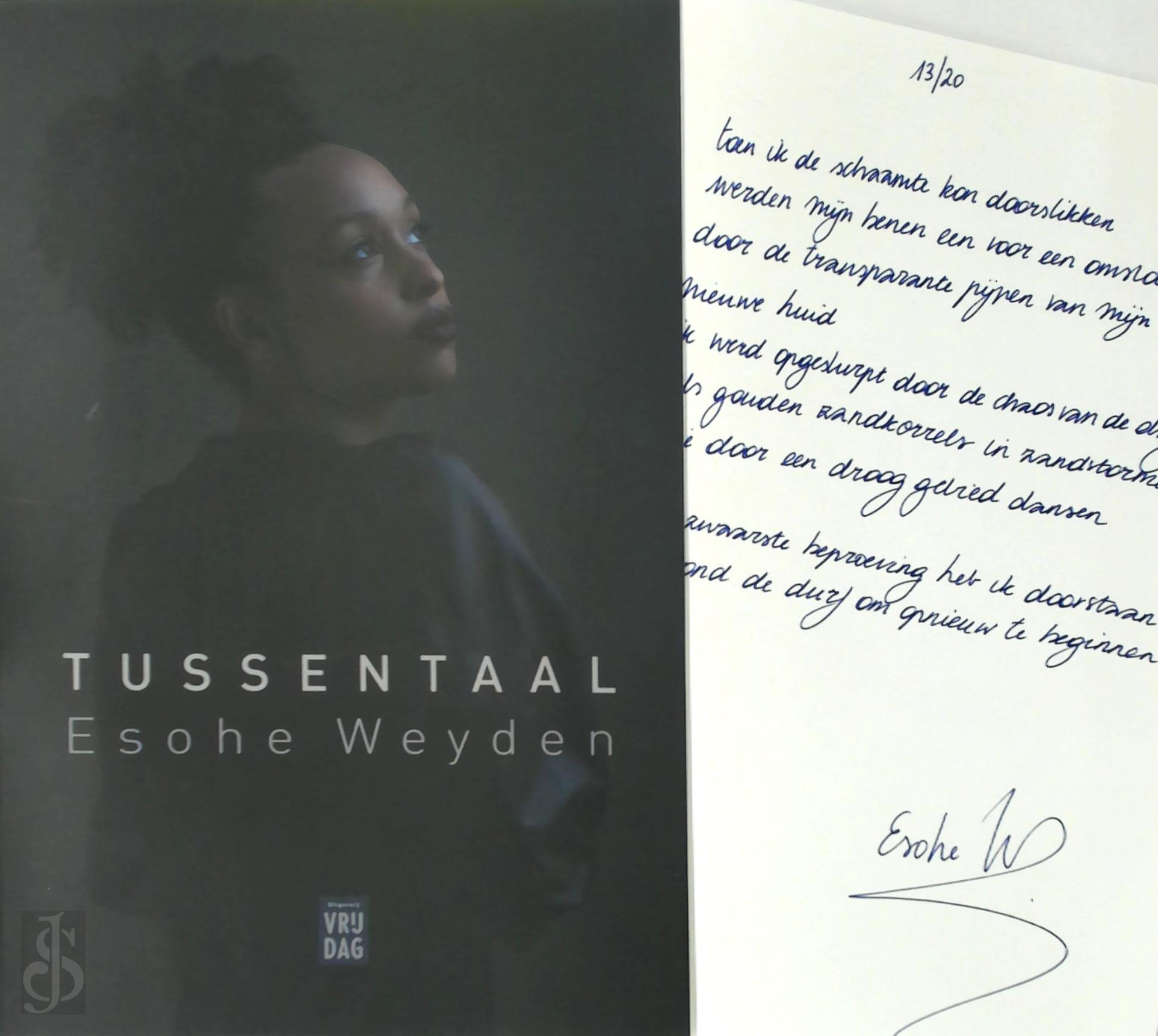 Esohe Weyden 268708 - Tussentaal [20 ex. - met handgeschreven gedicht]