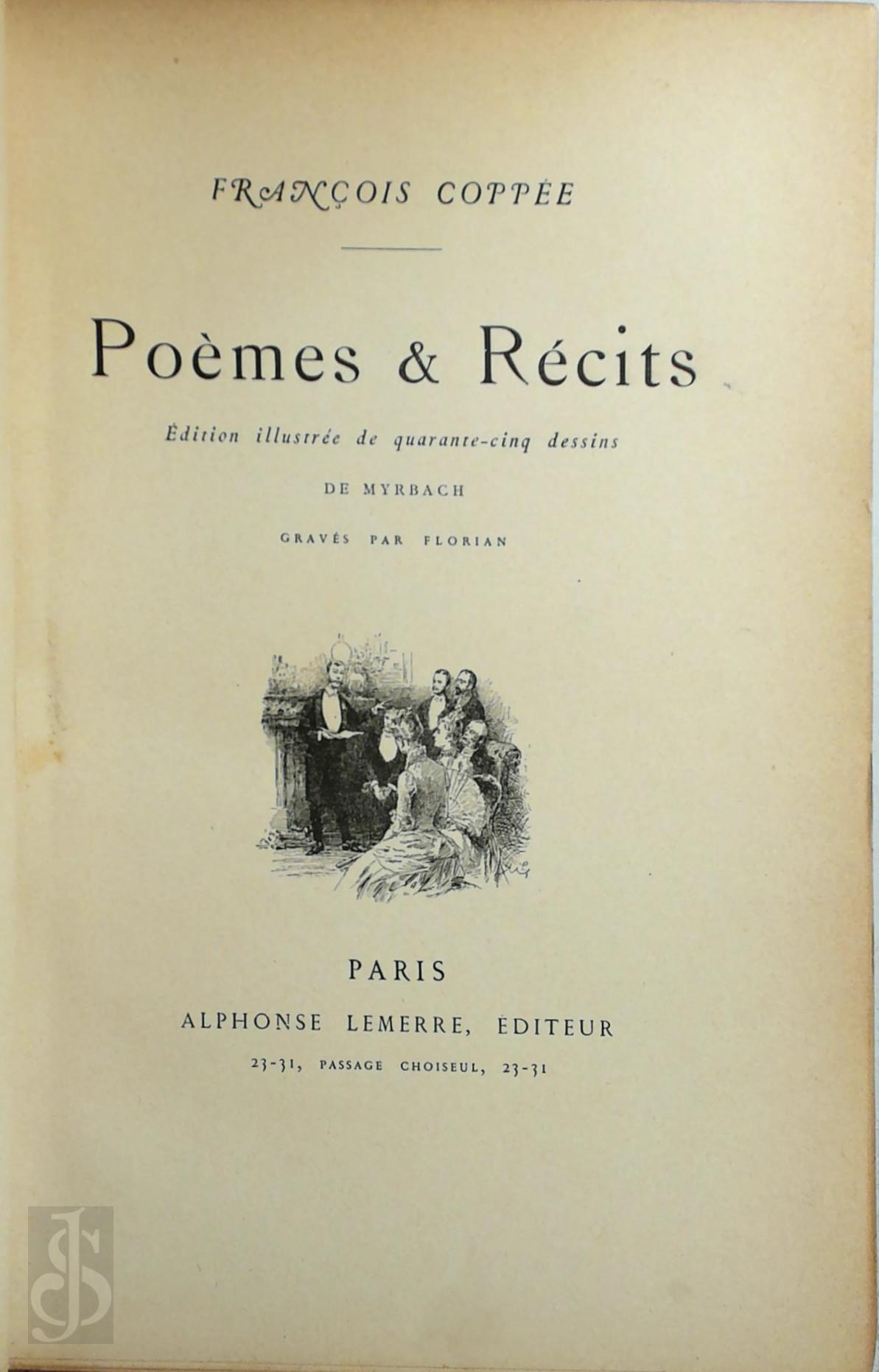 Francois Coppee 17393 - Poemes & recits