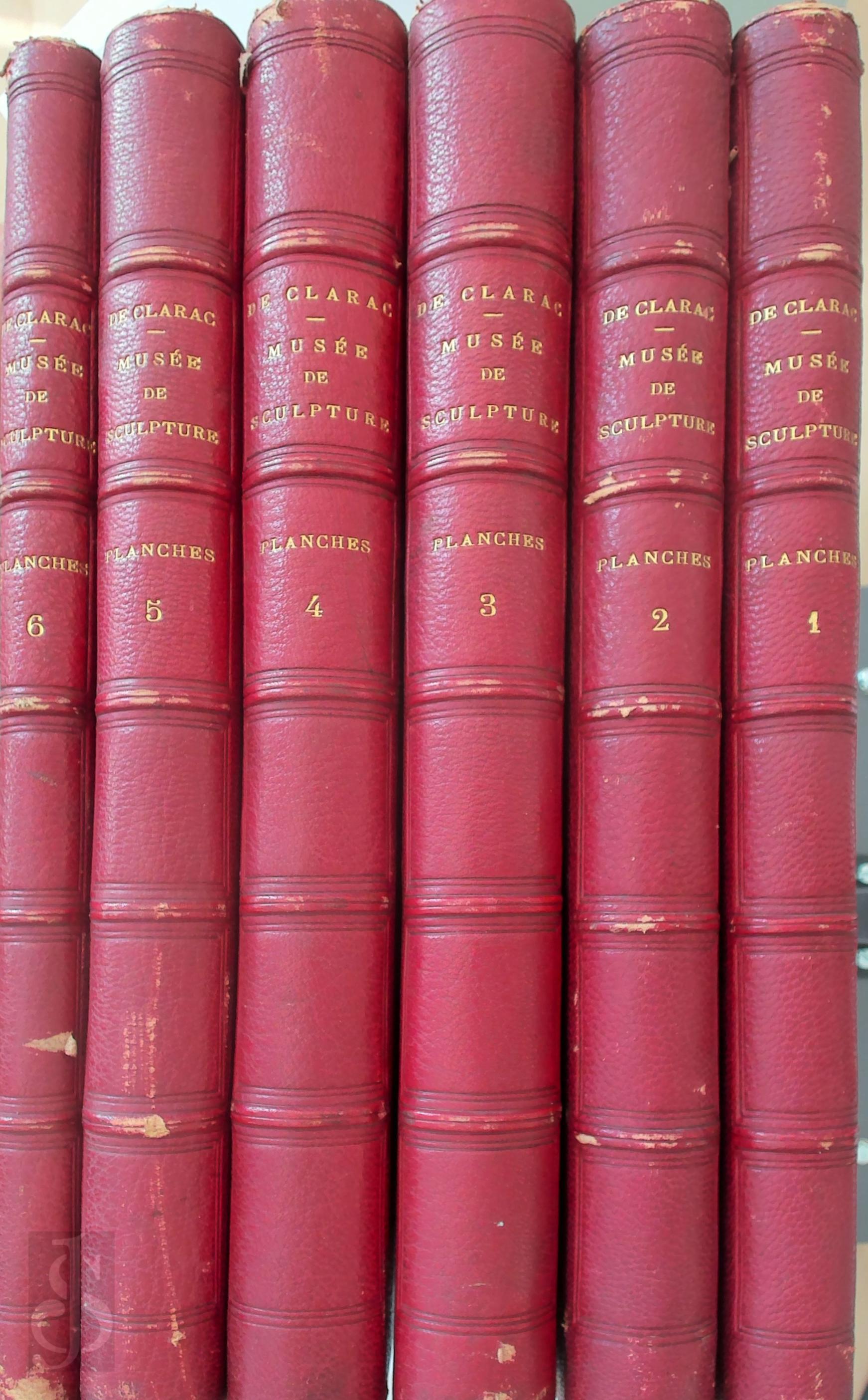 De Clarac - Muse de sculpture antique et moderne. Tome 1-6 Planches. Antique Et Moderne