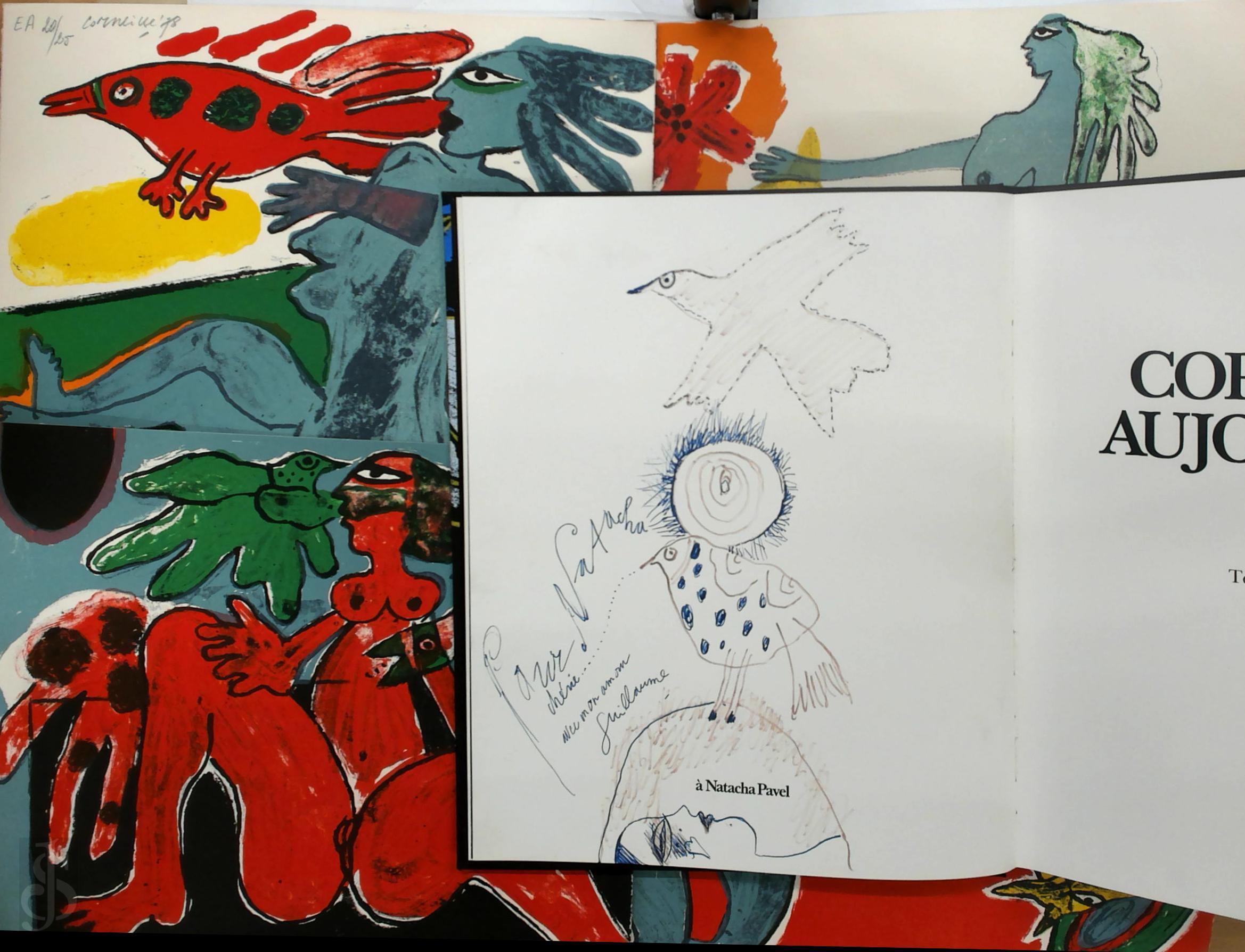 Andr Laude 21547, Corneille - Corneille aujourd'hui [dd. avec dessin pour Natacha]. Corneille idag