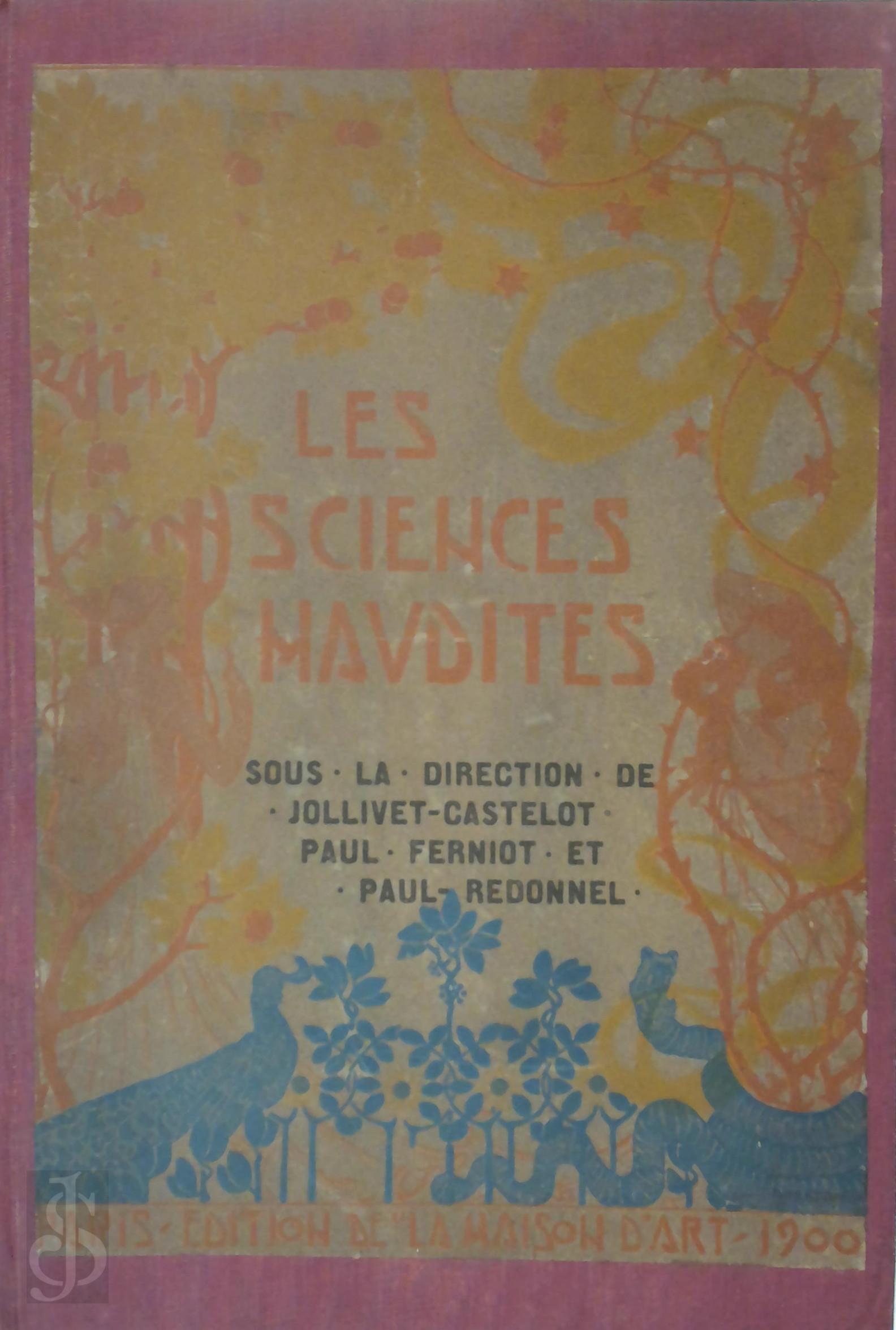 Franois Jollivet Castelot 276875, Paul Ferniot 276876, Paul Redonnel 276877 - Les sciences maudites