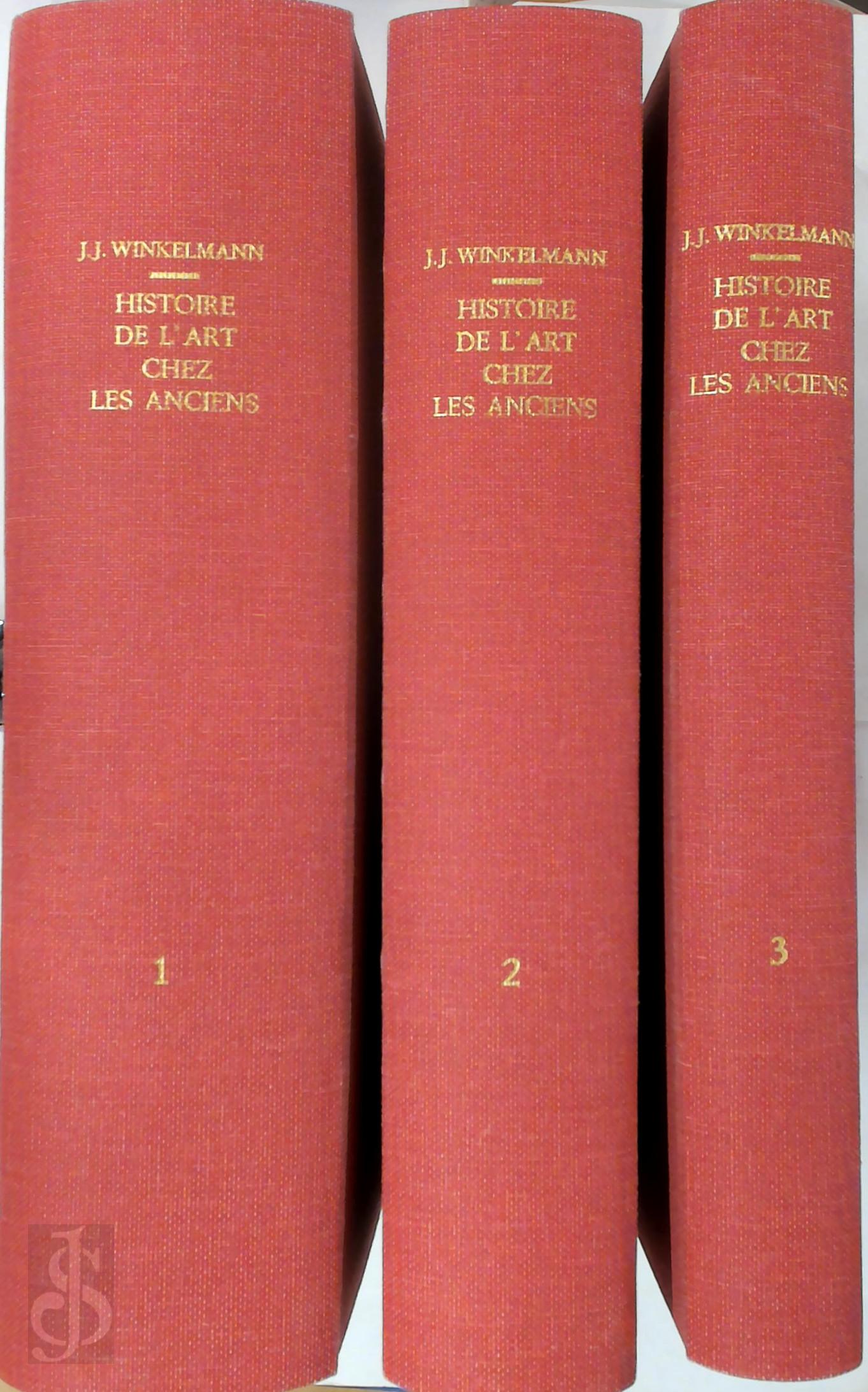 Johann Joachim Winckelmann 219084 - Histoire de l'Art Chez Les Anciens [2 vol. in 3 part.]. Traduite de l'Allemand