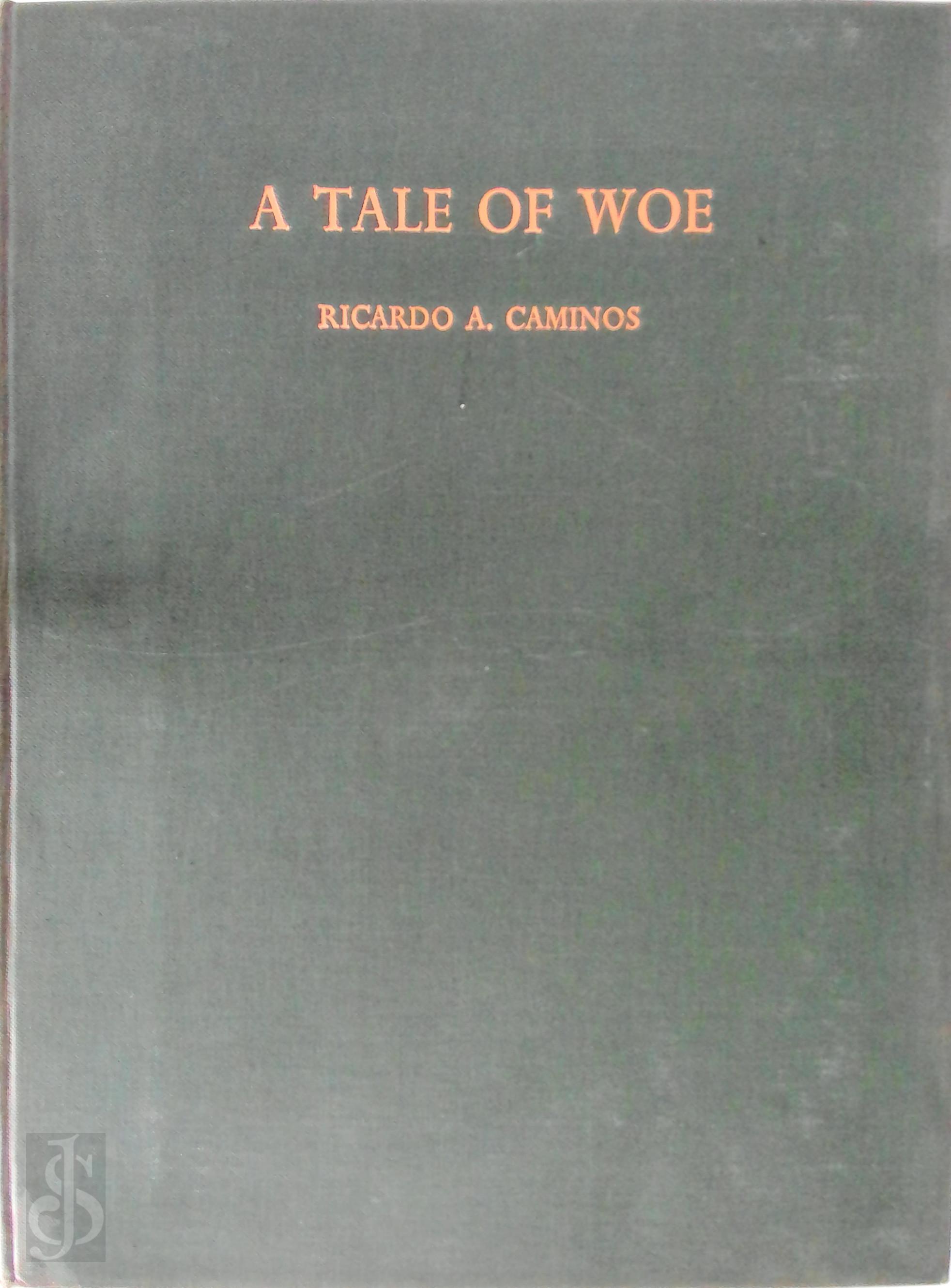Ricardo Augusto Caminos - A Tale of Woe. From a hieratic papyrus in the A. S. Pushkin museum of fine arts in Moscow