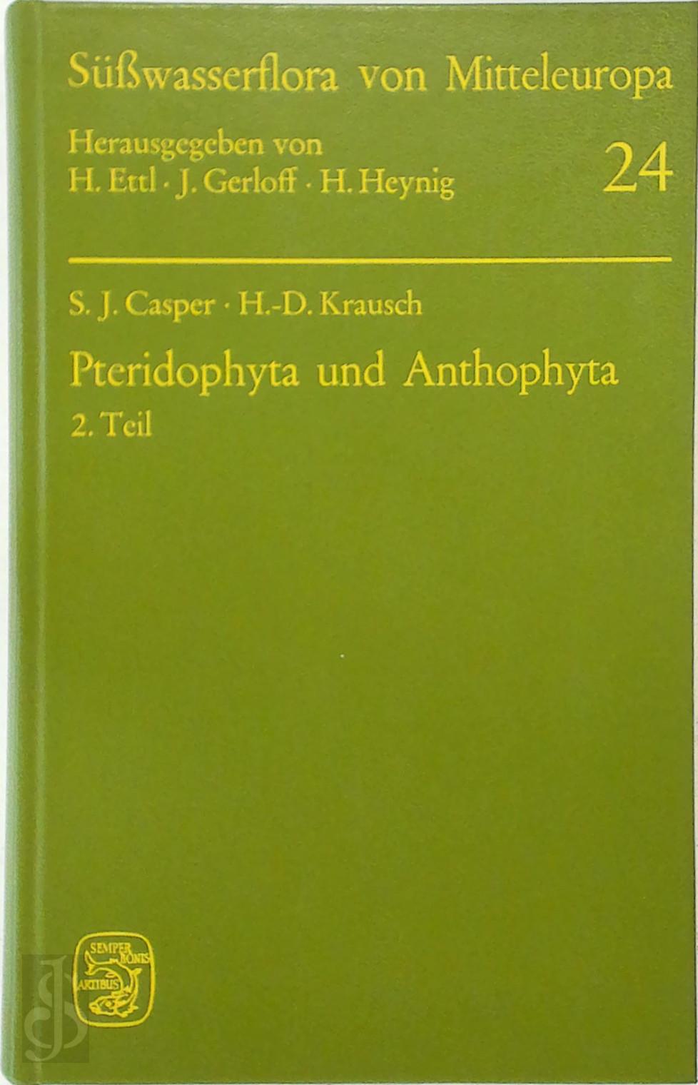 S.J. Casper , H.D. Krausch , H. Ettl 279549, J. Gerloff 279550, H. Heynig - Ssswasserflora von Mitteleuropa - Band 24: Pteridophyta und Anthophyta 2. Teil: Saururaceae bis Asteraceae. 119 Tafeln met 1695 Figuren