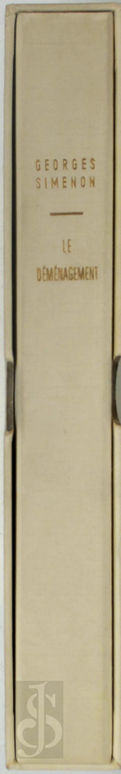 Georges Simenon 11675 - Le dmnagement [E.O. tirage de luxe, no. 75/70 (sic)]