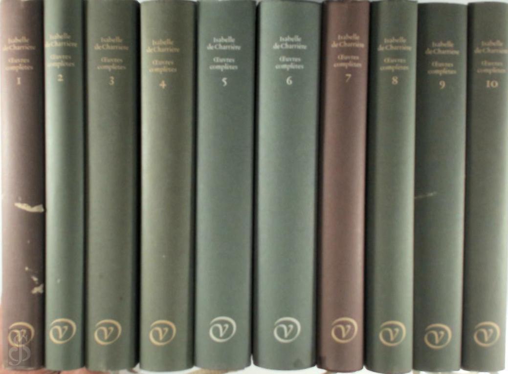 Isabelle de Charrire 236539 - Oeuvres compltes/delen I tot en met 10