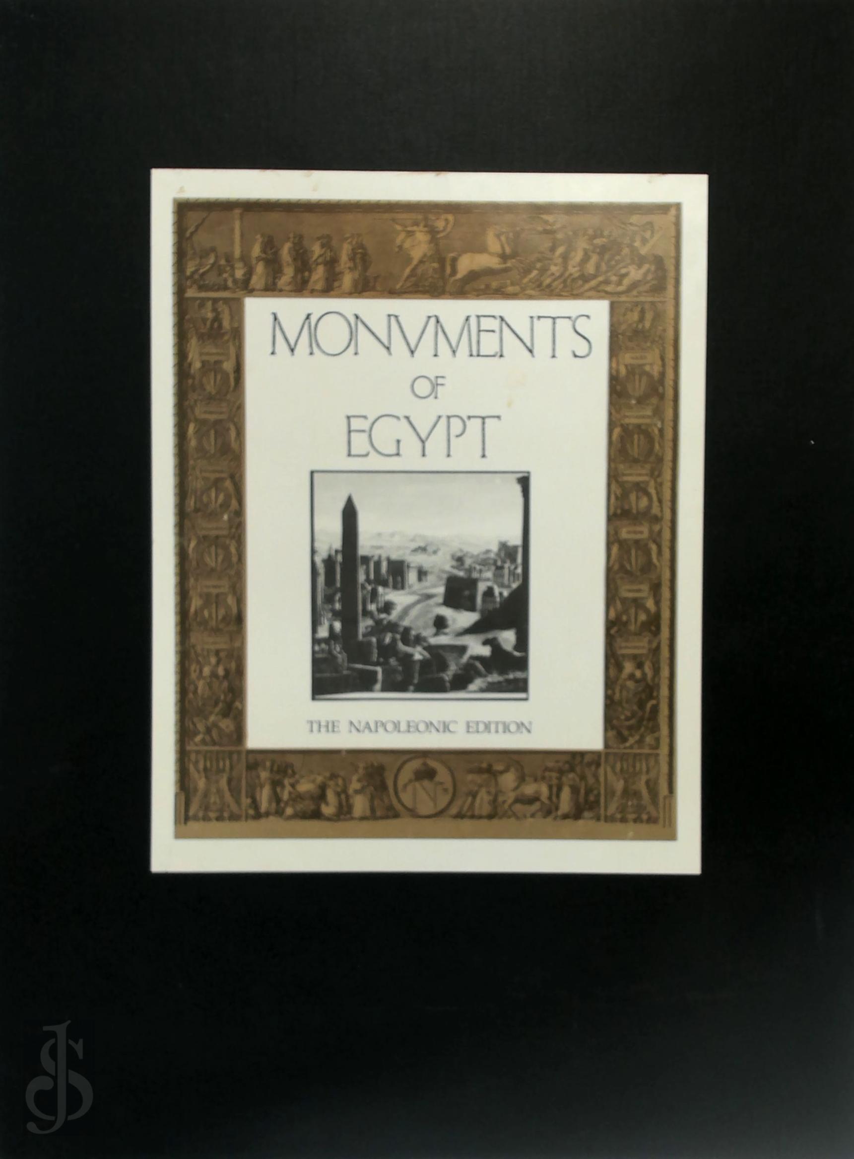 Charles Coulston Gillispie 284761, Michel Dewachter 55014 - Monuments of Egypt - The Napoleonic Edition. The complete archaeological plates from La Description de l'Egypte