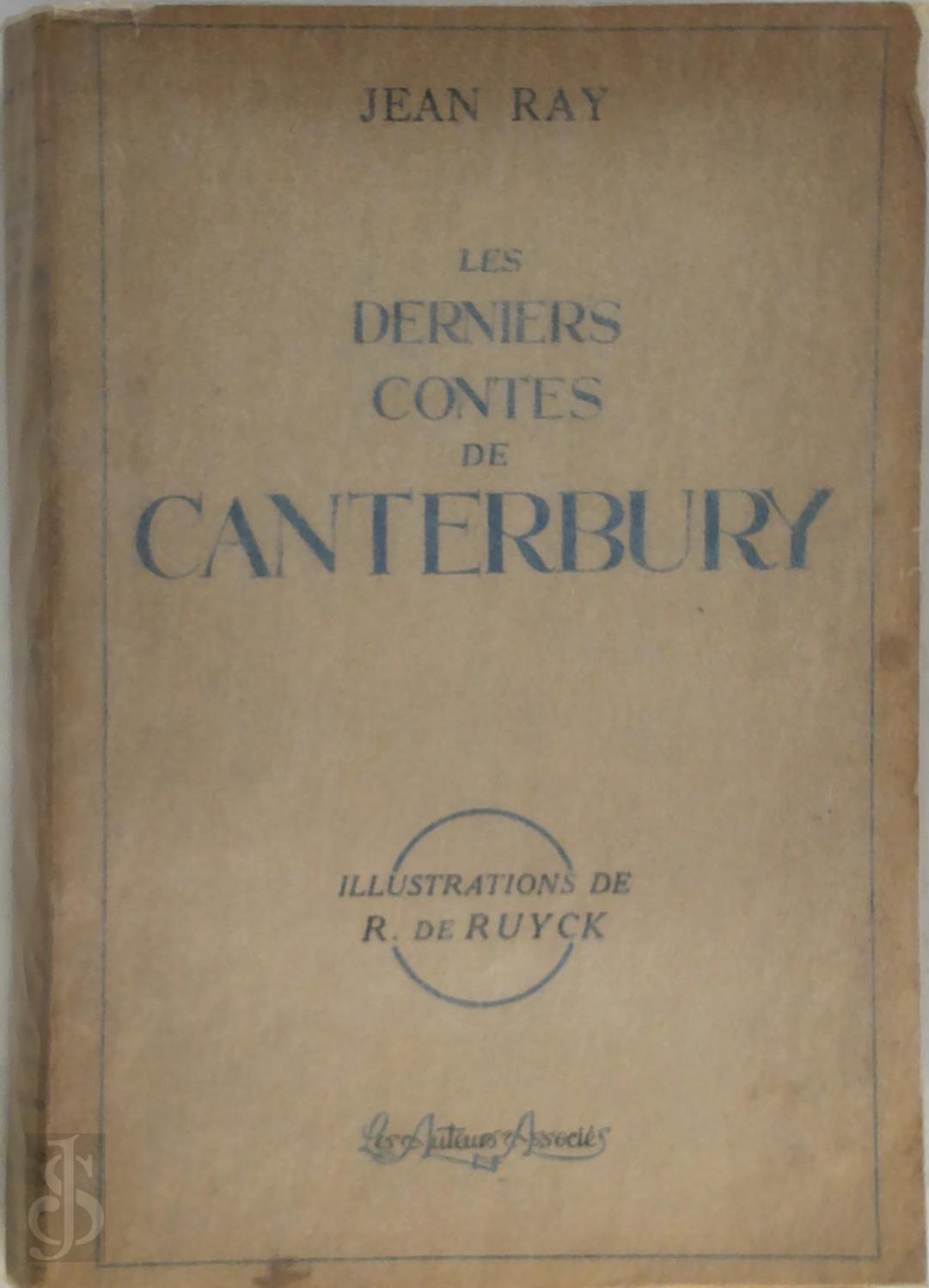 Jean Ray 26011 - Les derniers contes de Canterbury