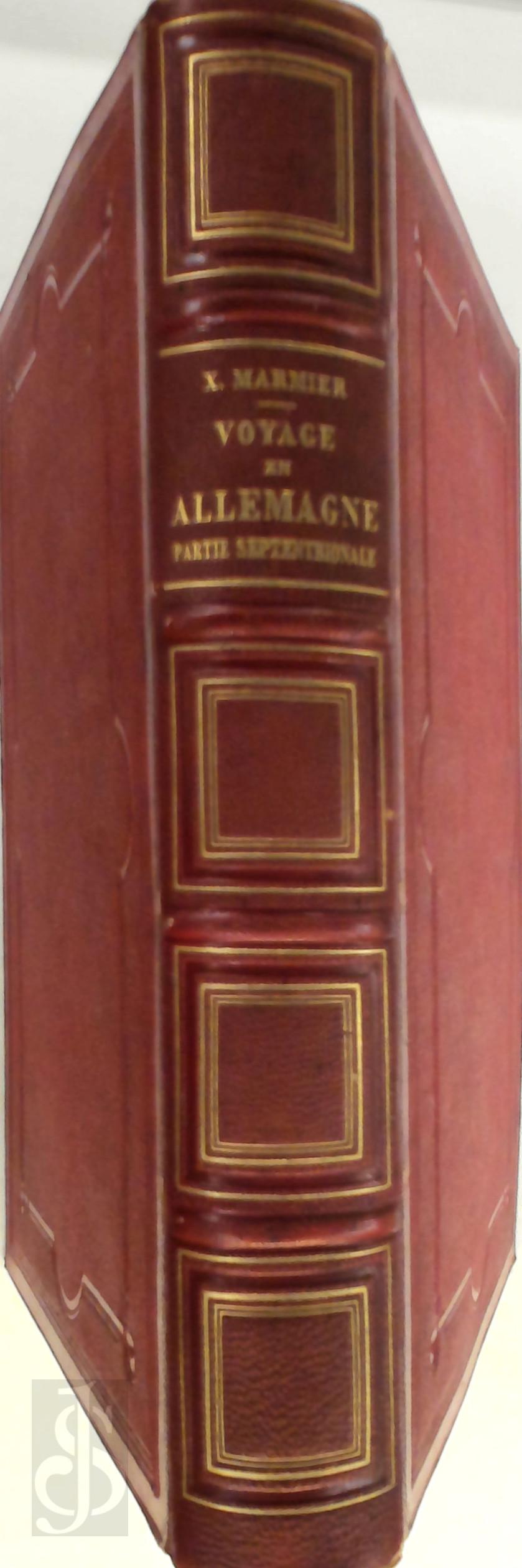 Xavier Marmier 18546 - Voyage pittoresque en allemagne. Partie septentrionale