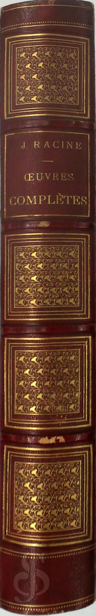 Louis Racine 27887 - Oeuvres compltes de J. Racine prcds d'un essai sur sa vie et ses ouvrages. Nouvelle dition illustre de treize gravures sur acier