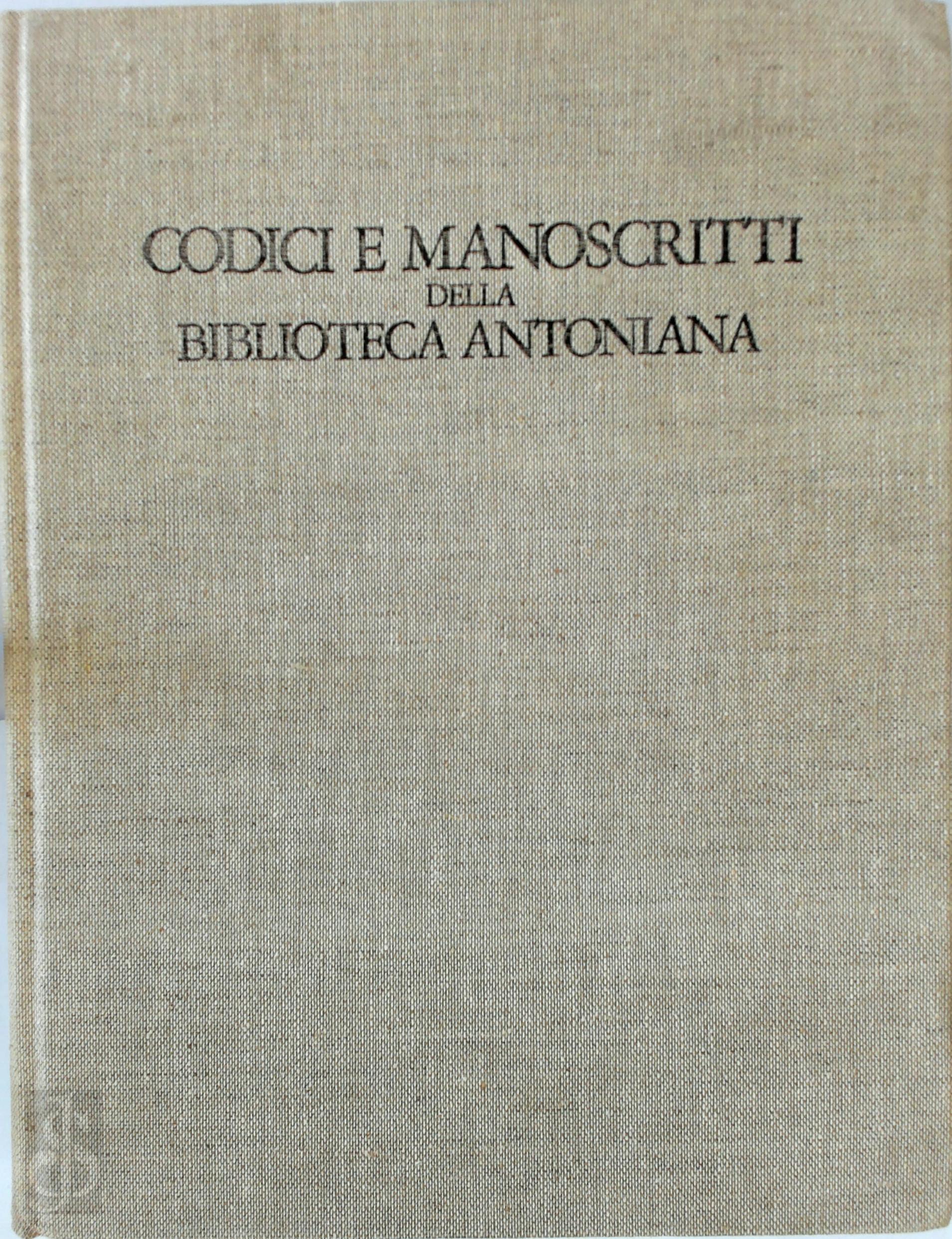 Padova. Biblioteca Antoniana - Cdici e manoscritti della Biblioteca Antoniana, col. catalogo delle miniature