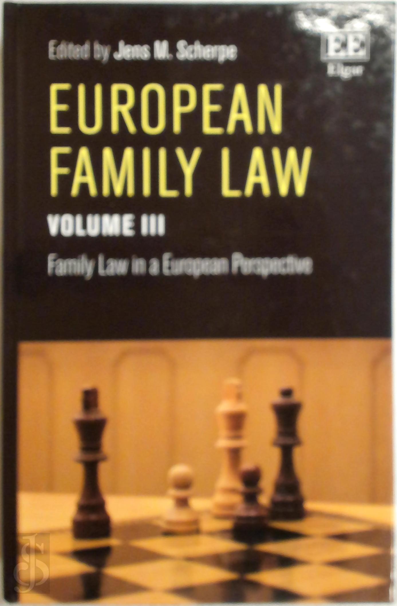  - European Family Law. Family Law in a European Perspective