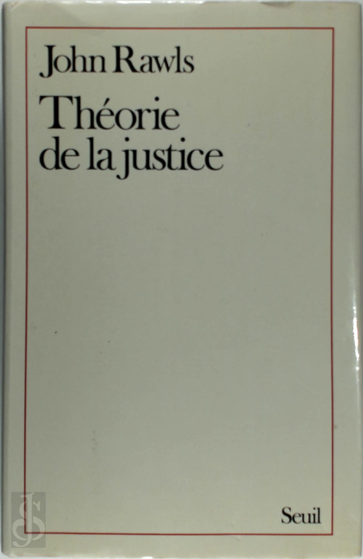 John Rawls 36122 - Thorie de la justice