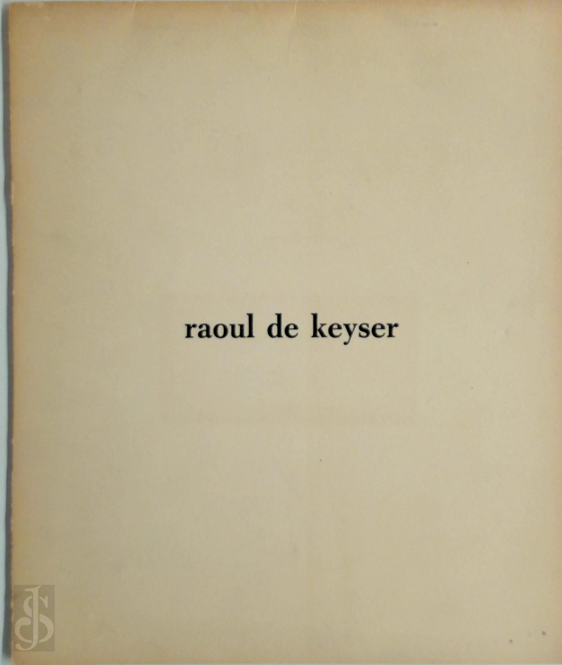 Roland Jooris 11413 - Raoul De Keyser. Nota najaar '73 - Revolver, jg. 5, afl. 3