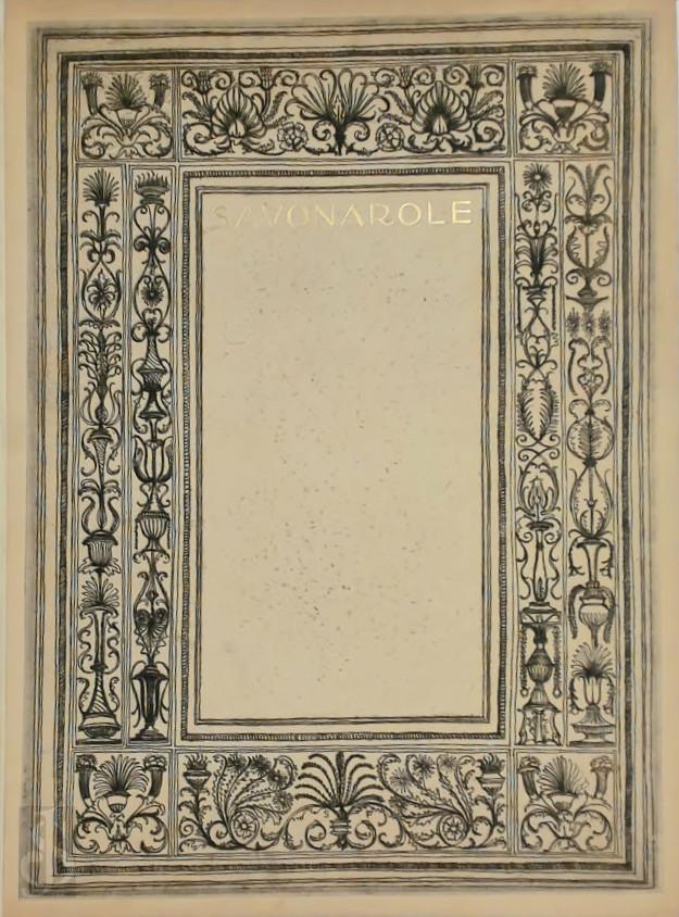 Comte de Gobineau 243651, Sepp Frank (Illustrations) - Savonarole. Scnes historique par le Comte de Gobineau