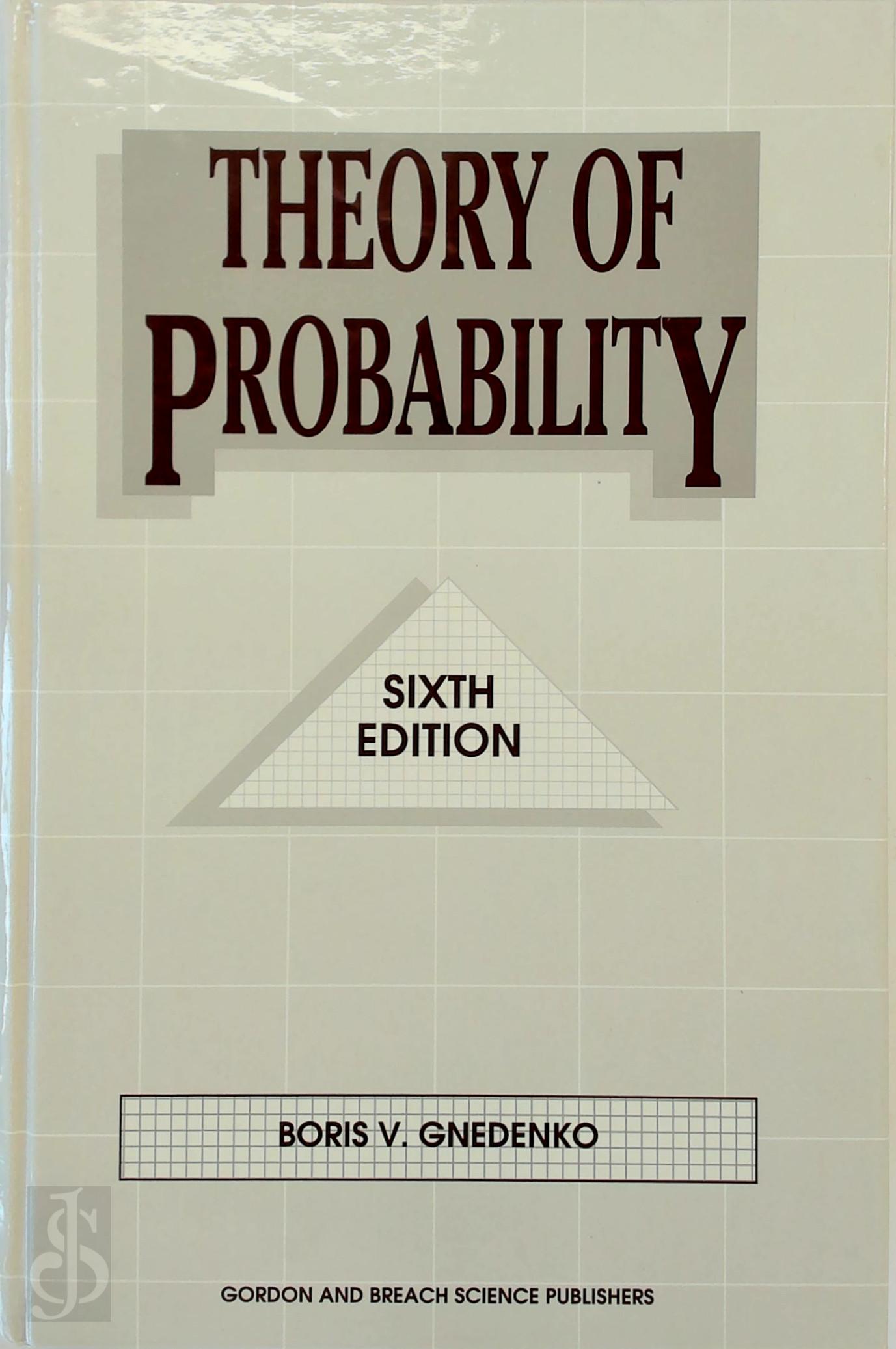 B.V. Gnedenko - Theory of probability